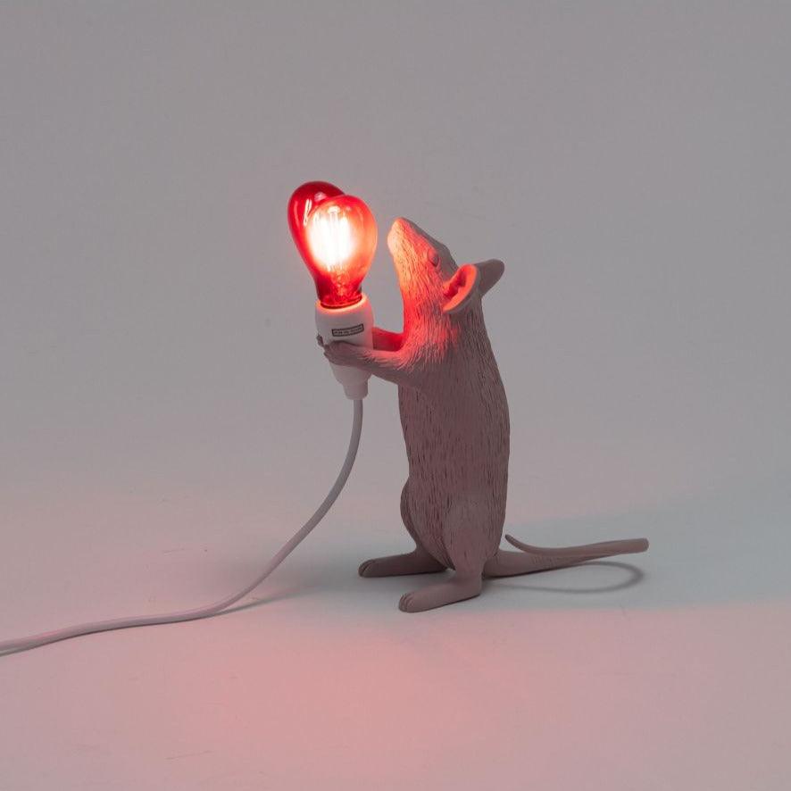 MOUSE STEP LOVE lamp soft pink - Eye on Design