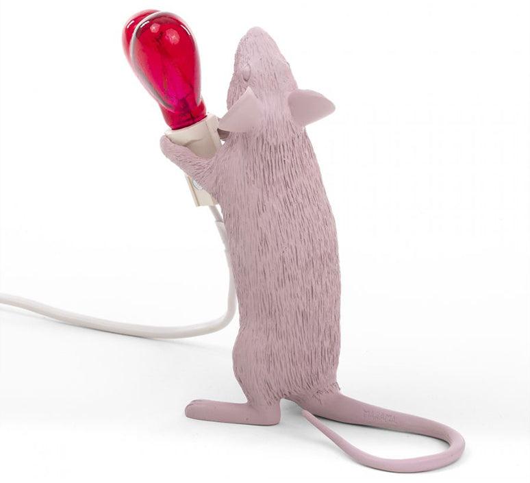 MOUSE STEP LOVE lamp soft pink - Eye on Design