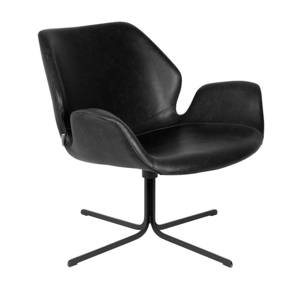 NIKKI lounge chair black - Eye on Design