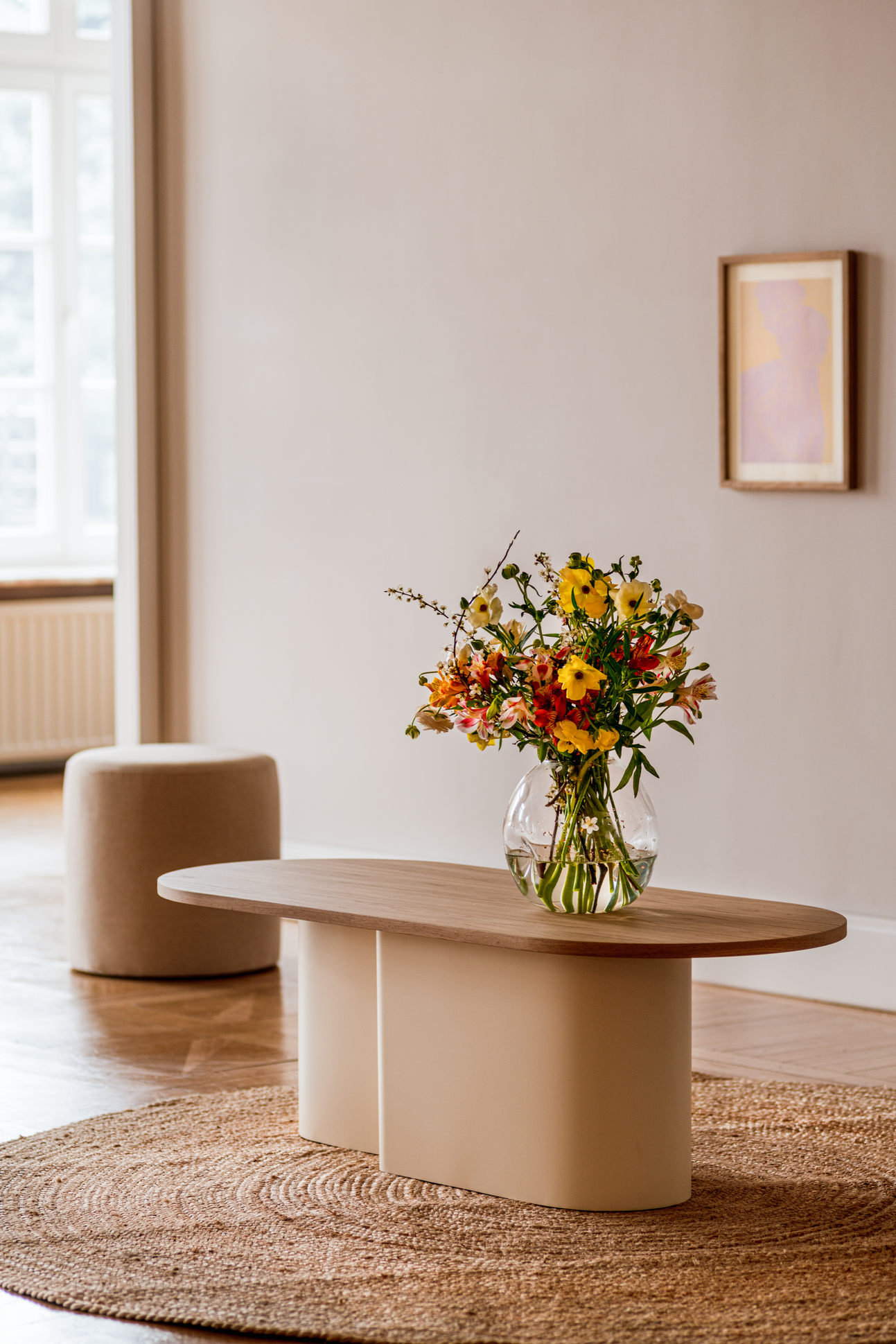 Puf wysoki FOLK szary – noo.ma