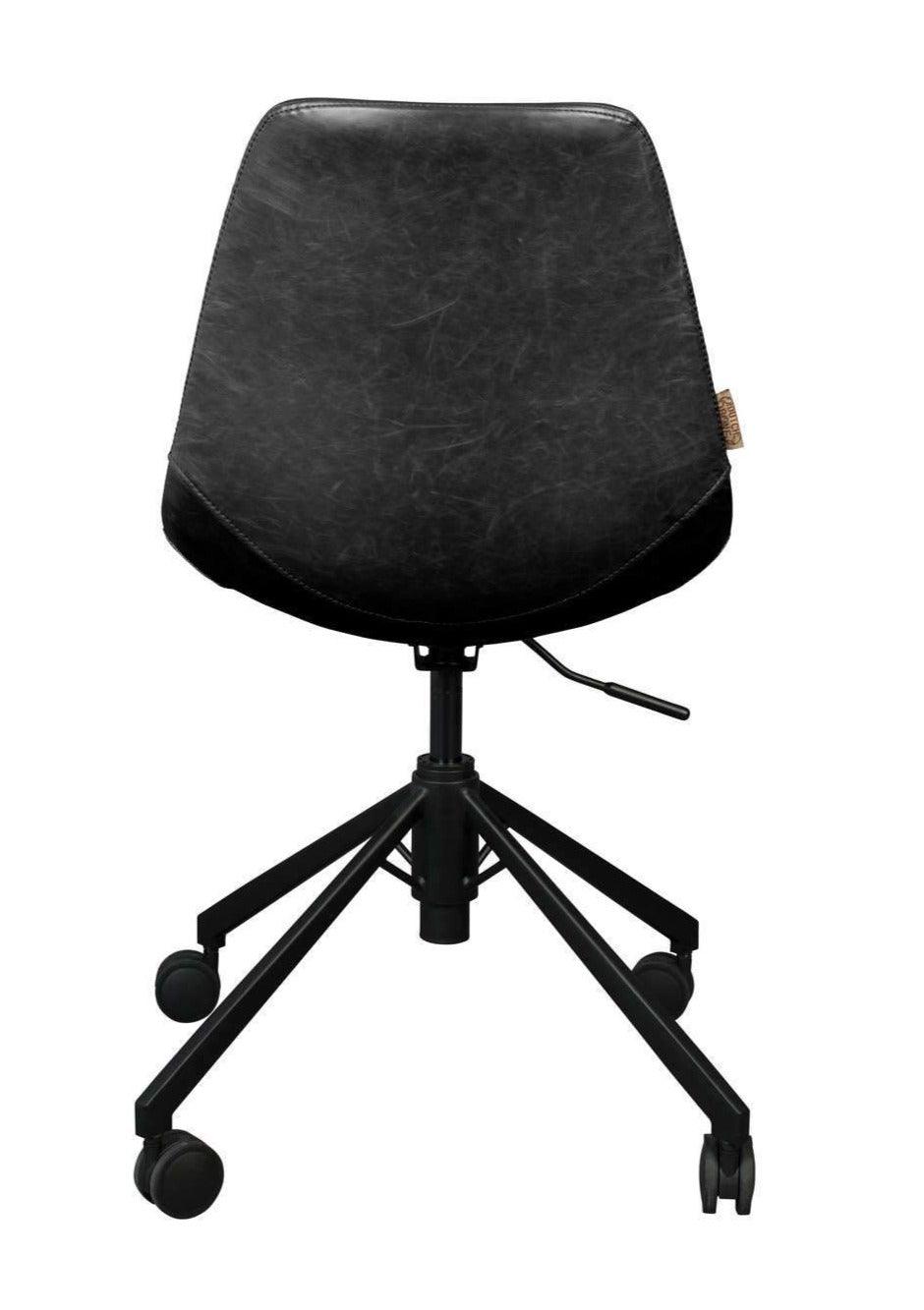 Office chair FRANKY eco leather black, Dutchbone, Eye on Design