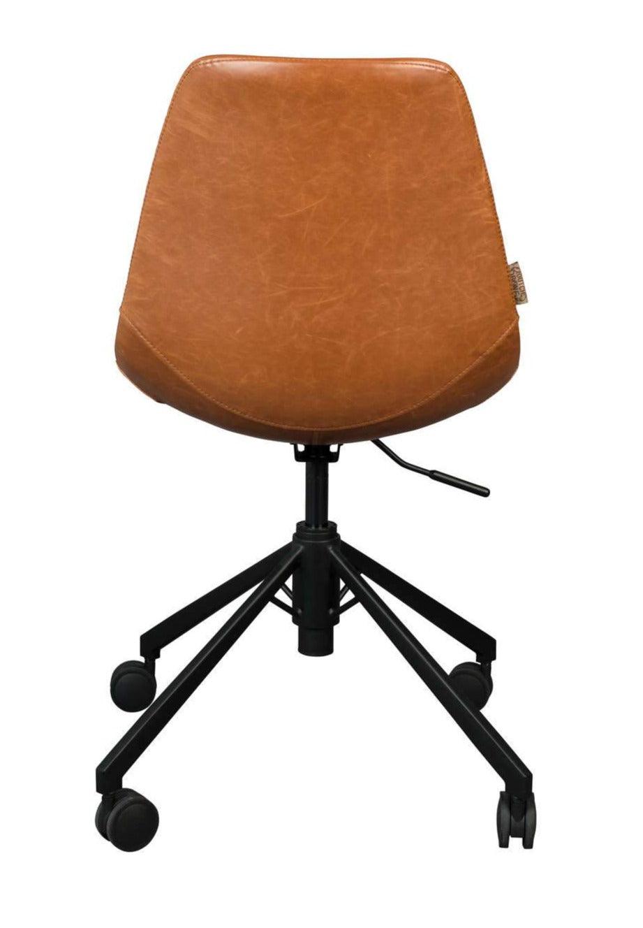 Office chair FRANKY eco leather brown, Dutchbone, Eye on Design