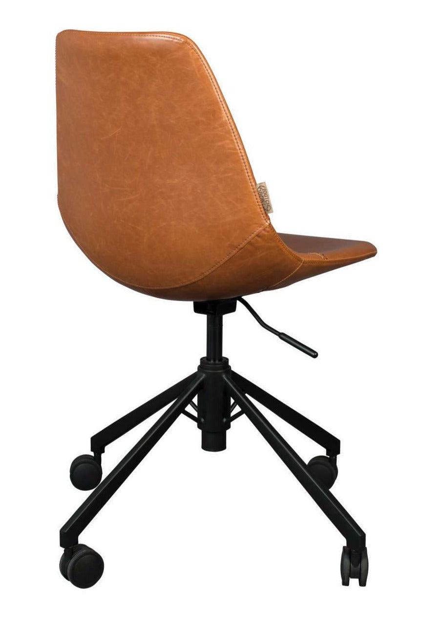 Office chair FRANKY eco leather brown, Dutchbone, Eye on Design