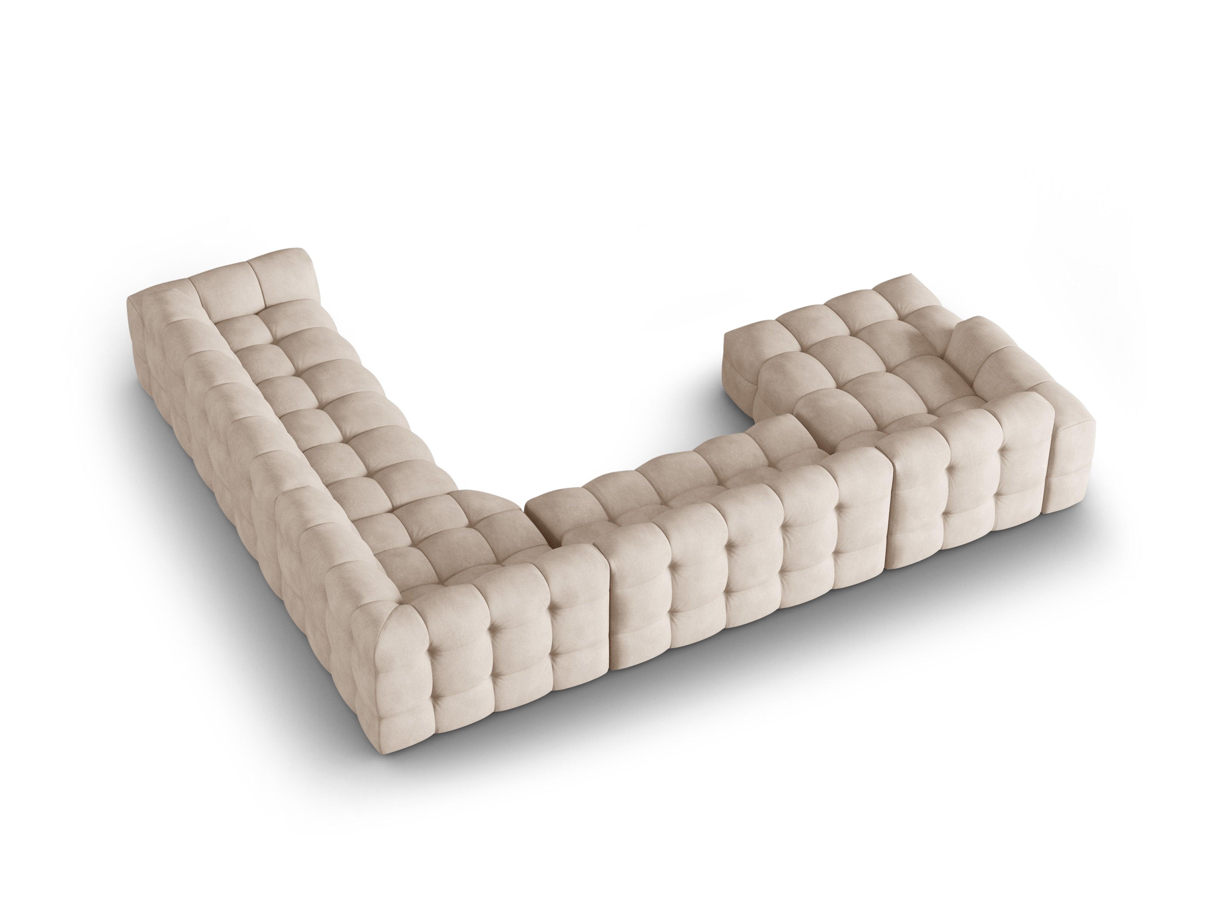 Panoramic Right Corner Sofa, "Nino", 7 Seats, 378x322x68
Made in Europe, Maison Heritage, Eye on Design