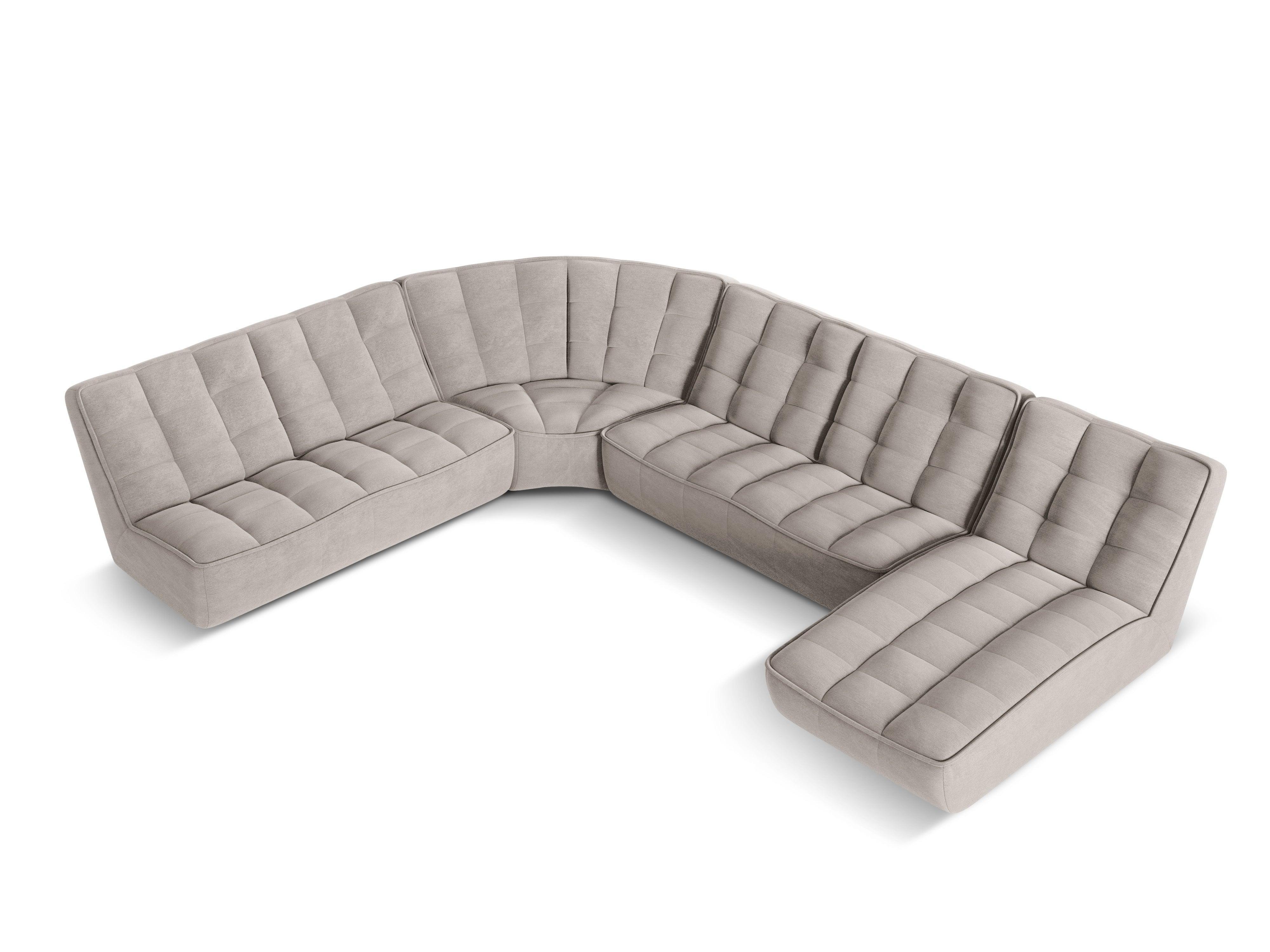 Modular Panoramic Left Corner Sofa, "Moni", 8 Seats, 367x284x91
Made in Europe, Maison Heritage, Eye on Design