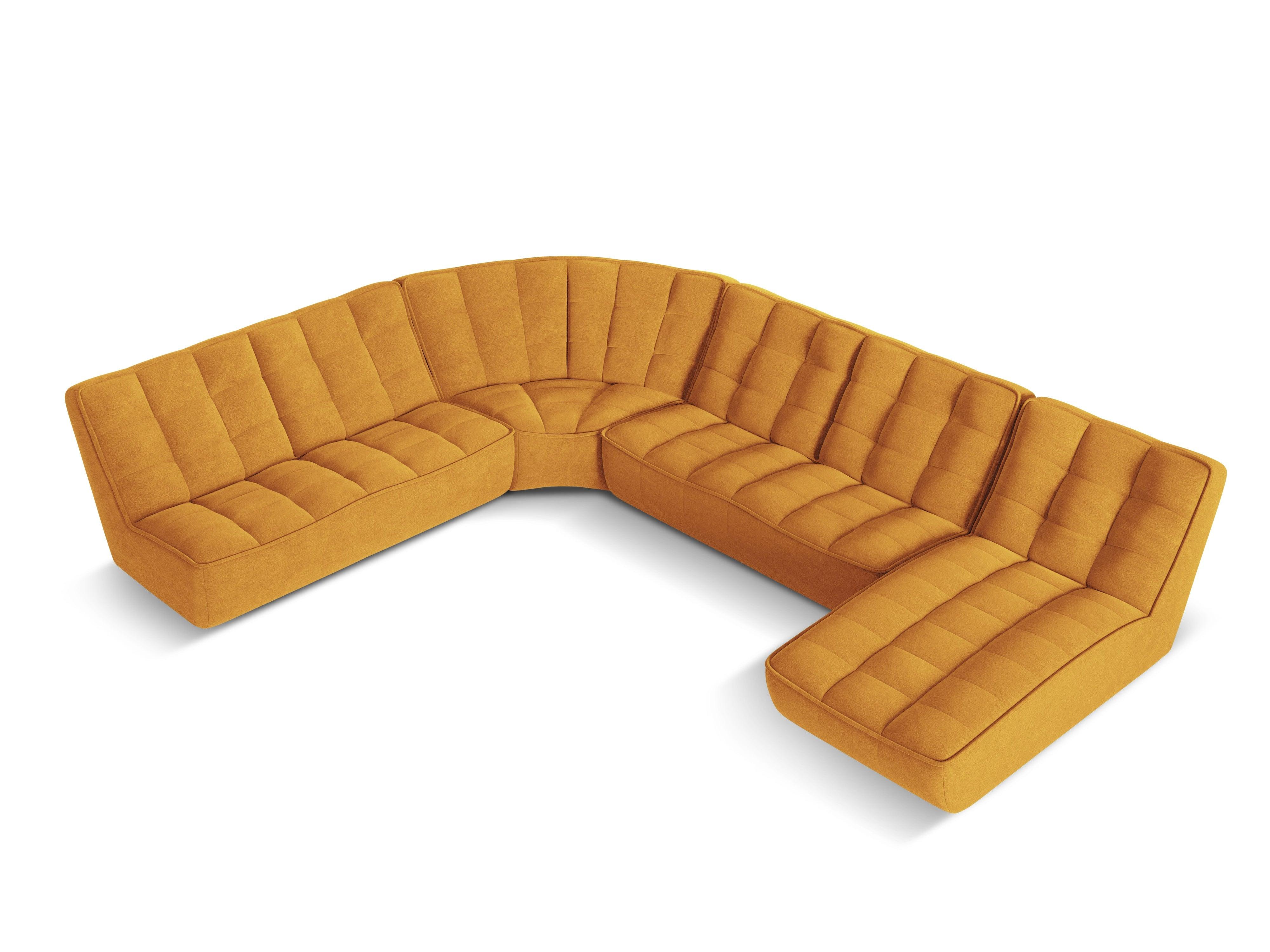 Modular Panoramic Left Corner Sofa, "Moni", 8 Seats, 367x284x91
Made in Europe, Maison Heritage, Eye on Design