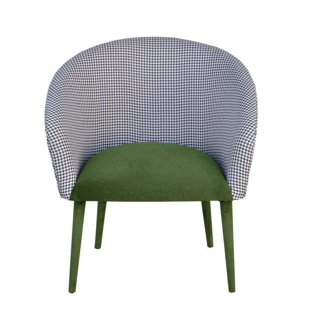 PLUM 2 armchair pepite with green, Happy Barok, Eye on Design