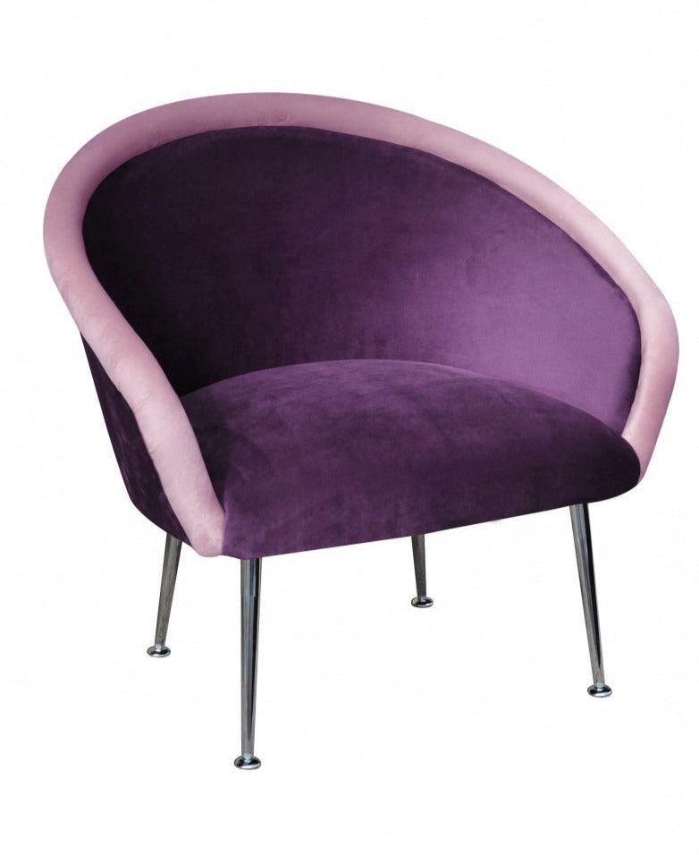 PLUM 3 armchair purple with pink, Happy Barok, Eye on Design