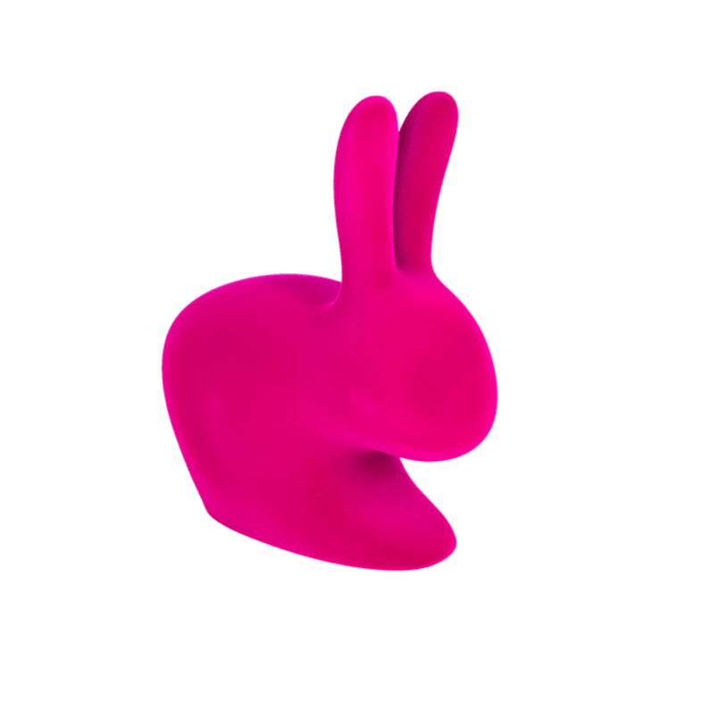 Podpórka do książek RABBIT VELVET fuksja Qeeboo    Eye on Design