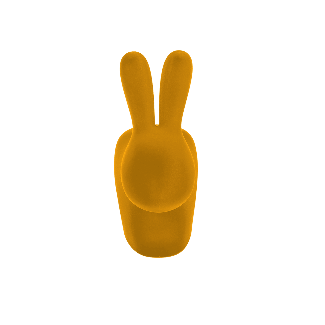 Podpórka do książek RABBIT VELVET musztardowy Qeeboo    Eye on Design