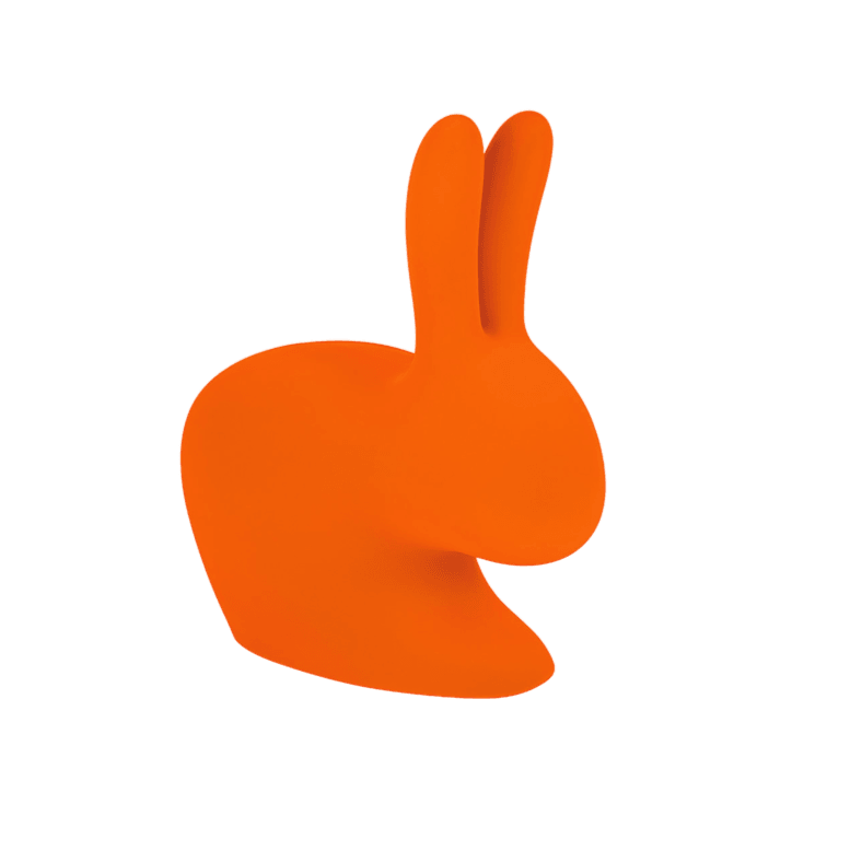 Podpórka do książek RABBIT VELVET pomarańczowy Qeeboo    Eye on Design