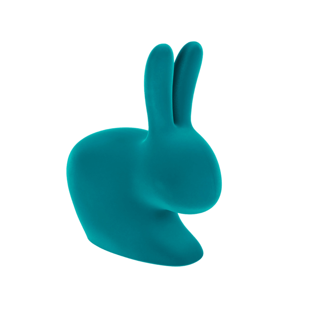 Podpórka do książek RABBIT VELVET turkusowy Qeeboo    Eye on Design