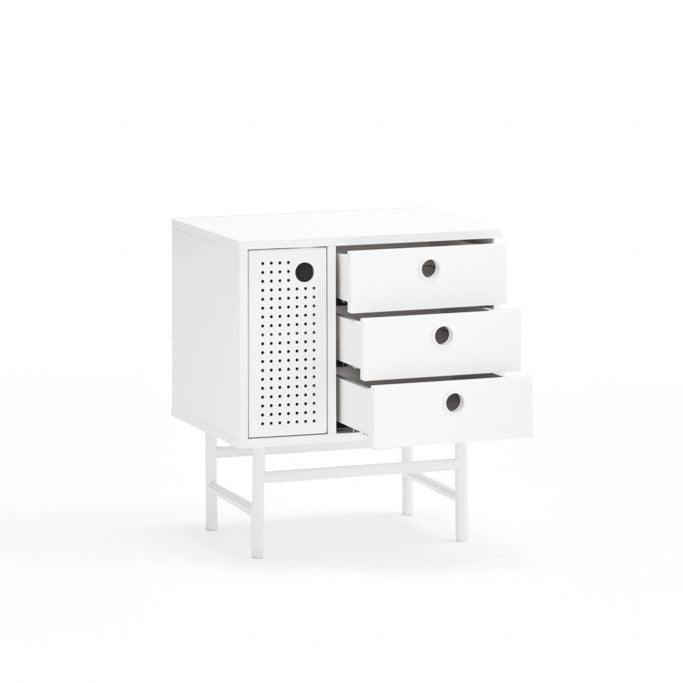 PUNTO bedside cabinet white - Eye on Design