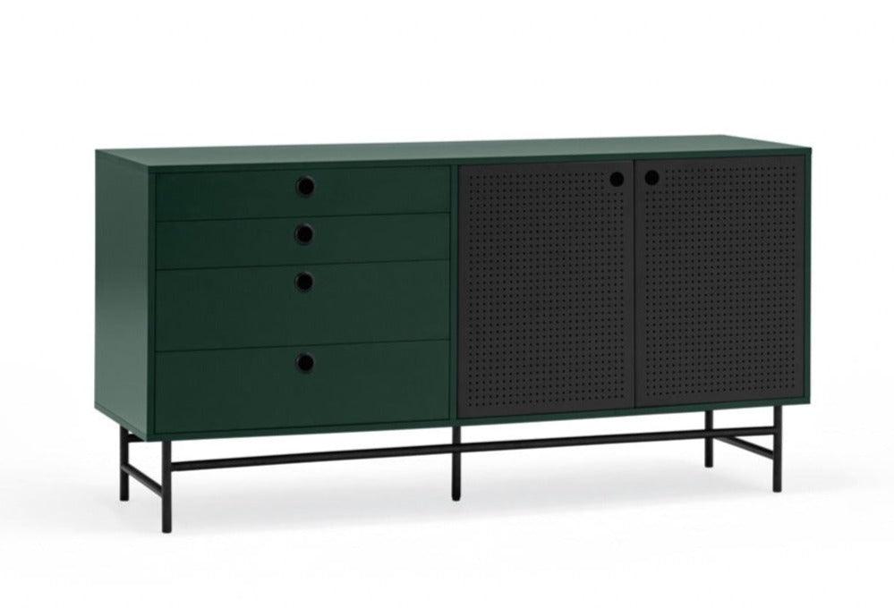 PUNTO chest of drawers dark green - Eye on Design