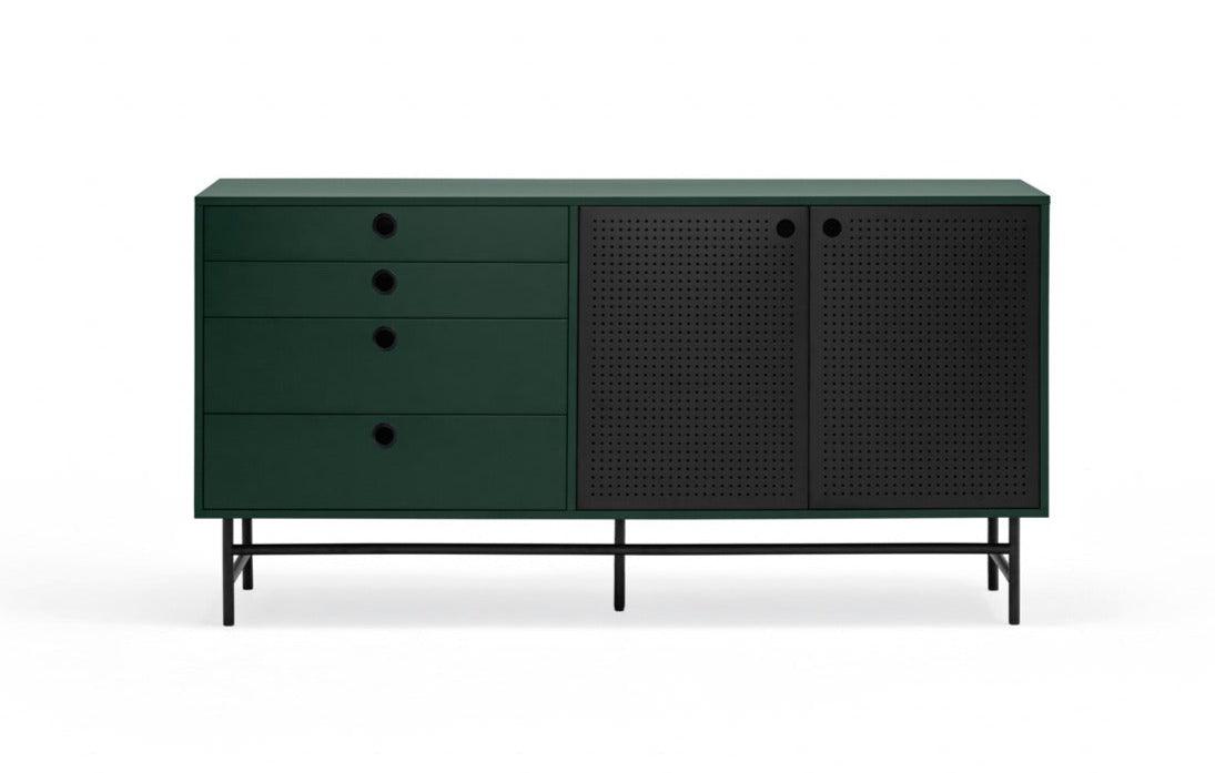 PUNTO chest of drawers dark green - Eye on Design