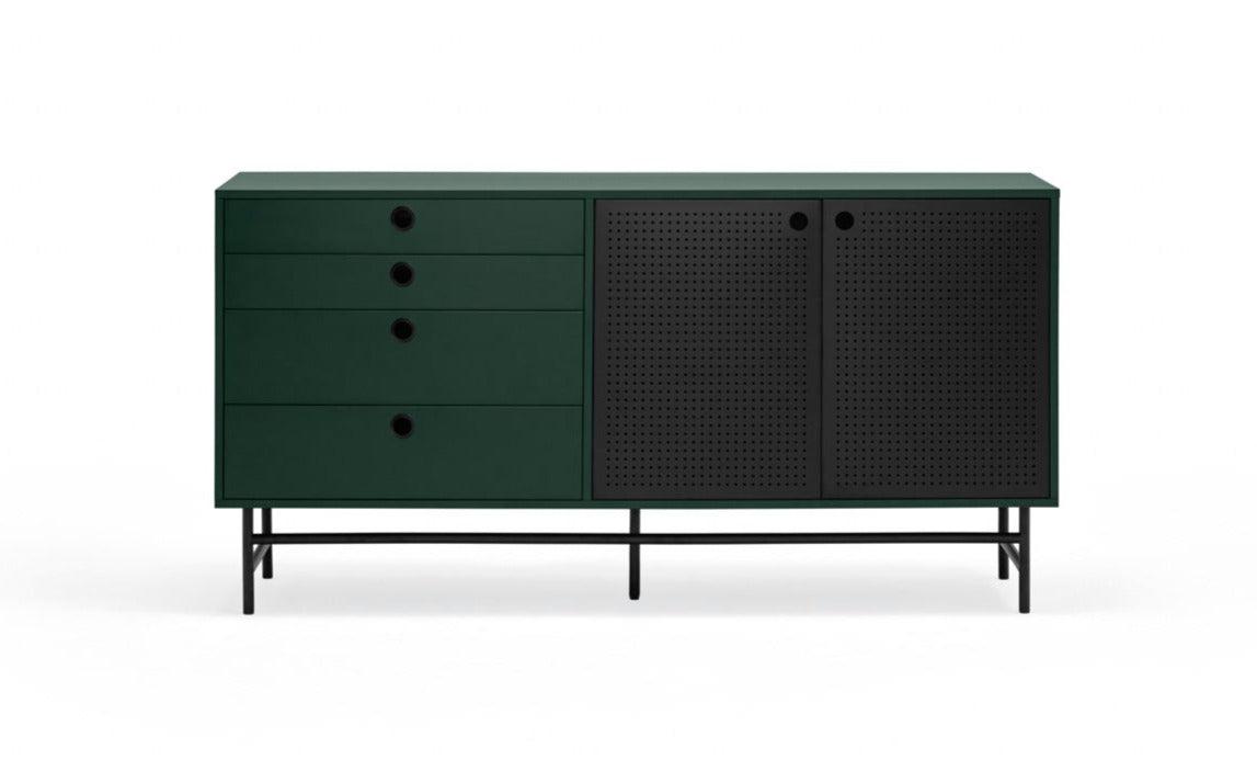 PUNTO chest of drawers dark green - Eye on Design