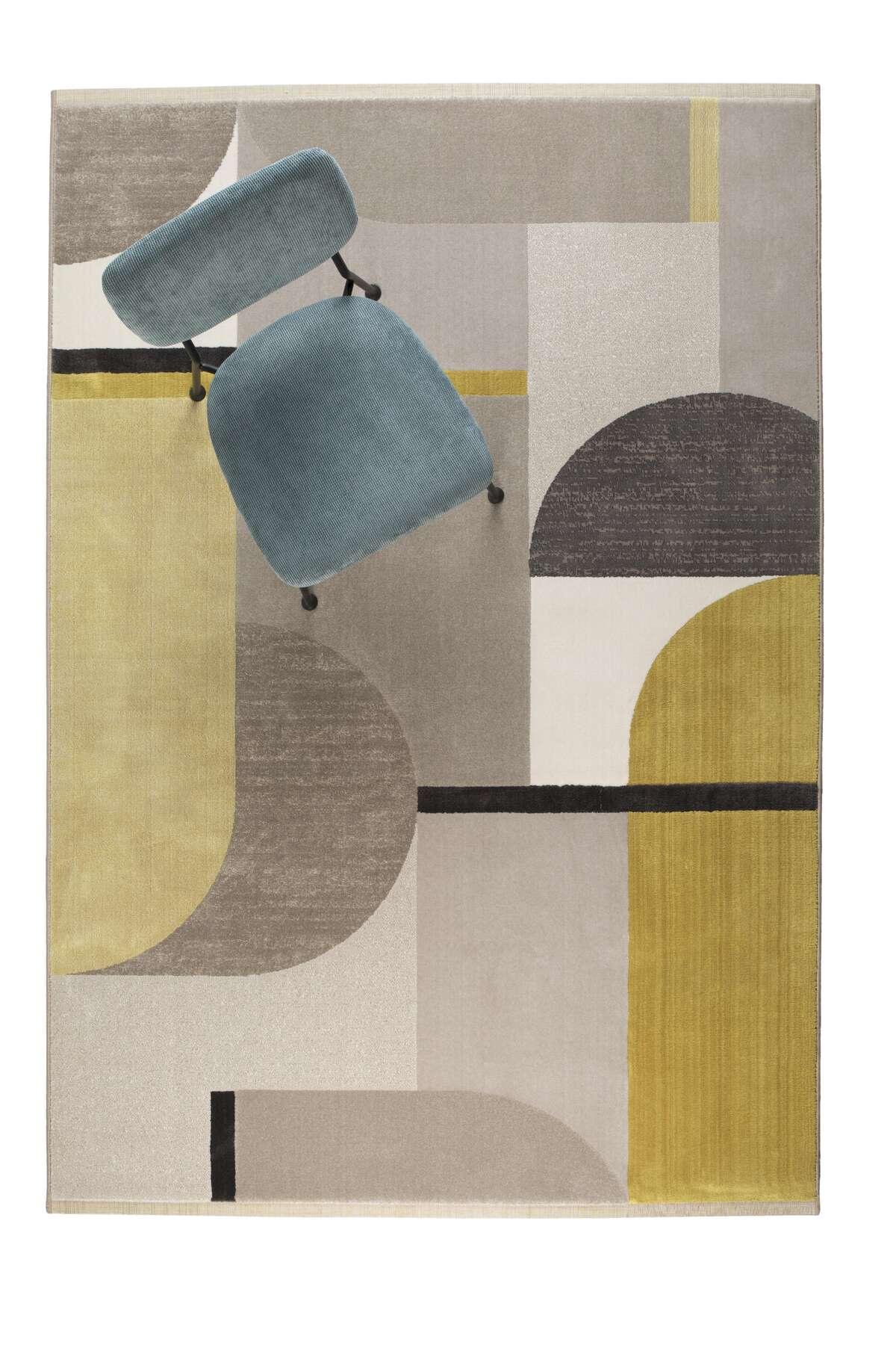 Rectangular carpet HILTON yellow - 160 x 230 cm, Zuiver, Eye on Design