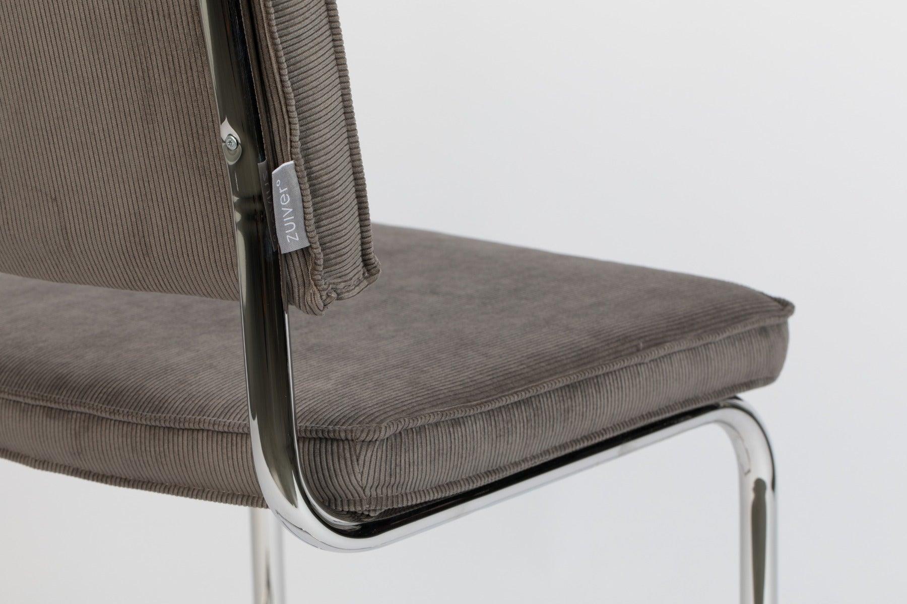 RIDGE RIB chair dark grey, Zuiver, Eye on Design