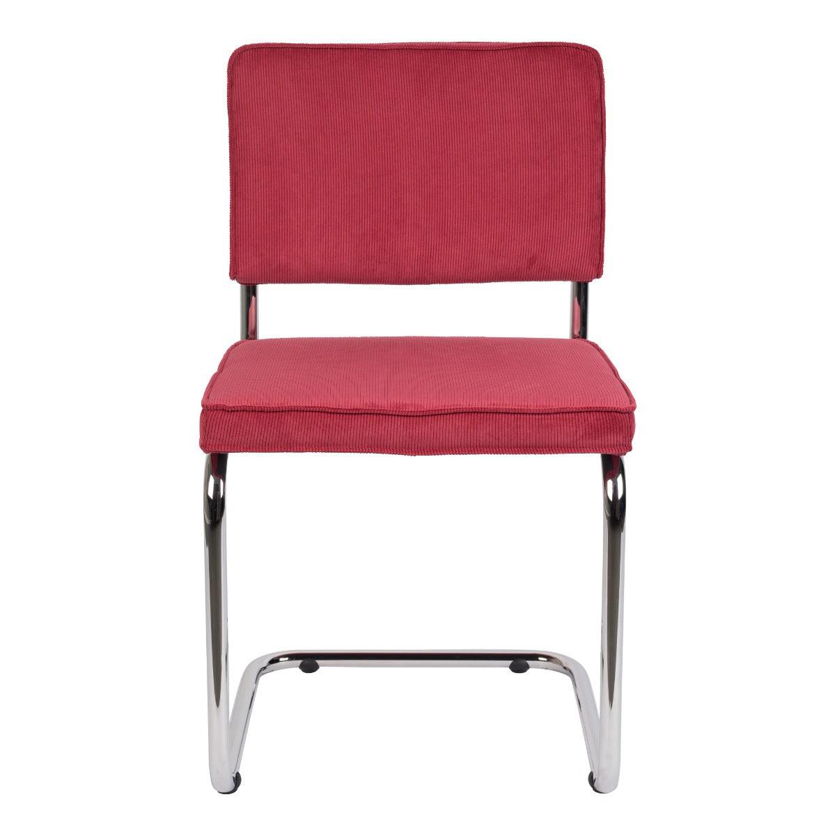 RIDGE RIB chair red, Zuiver, Eye on Design