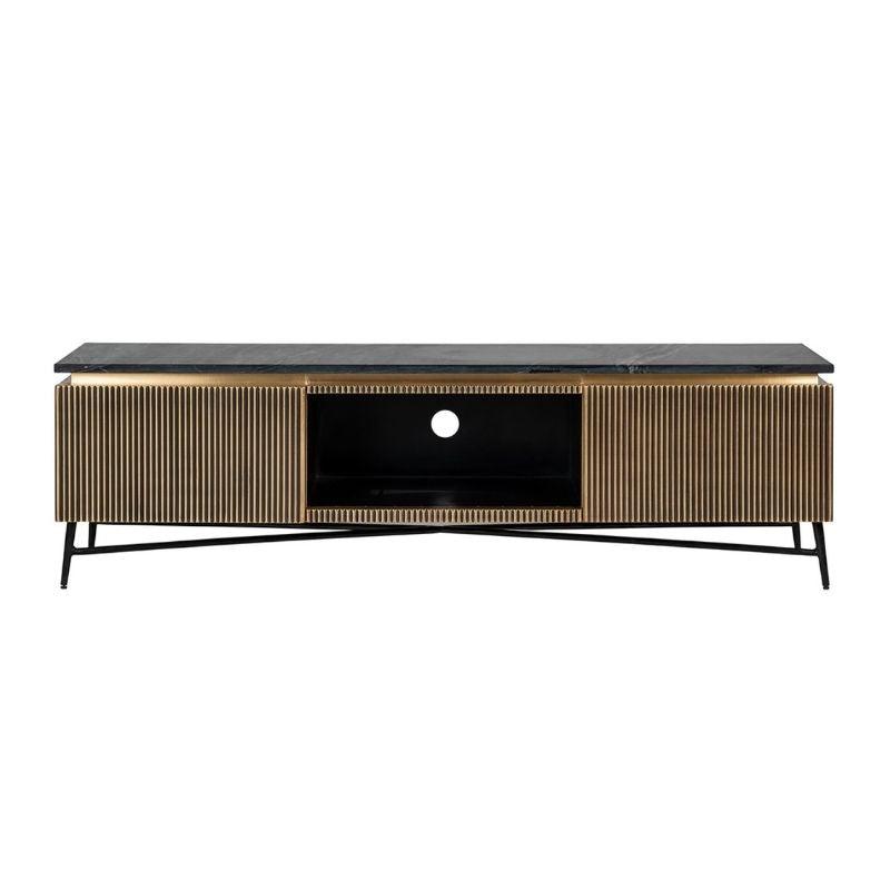 RTV Cabinet IRONVILLE Gold - Eye on Design