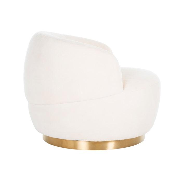 SASSARI swivel armchair light beige - Eye on Design