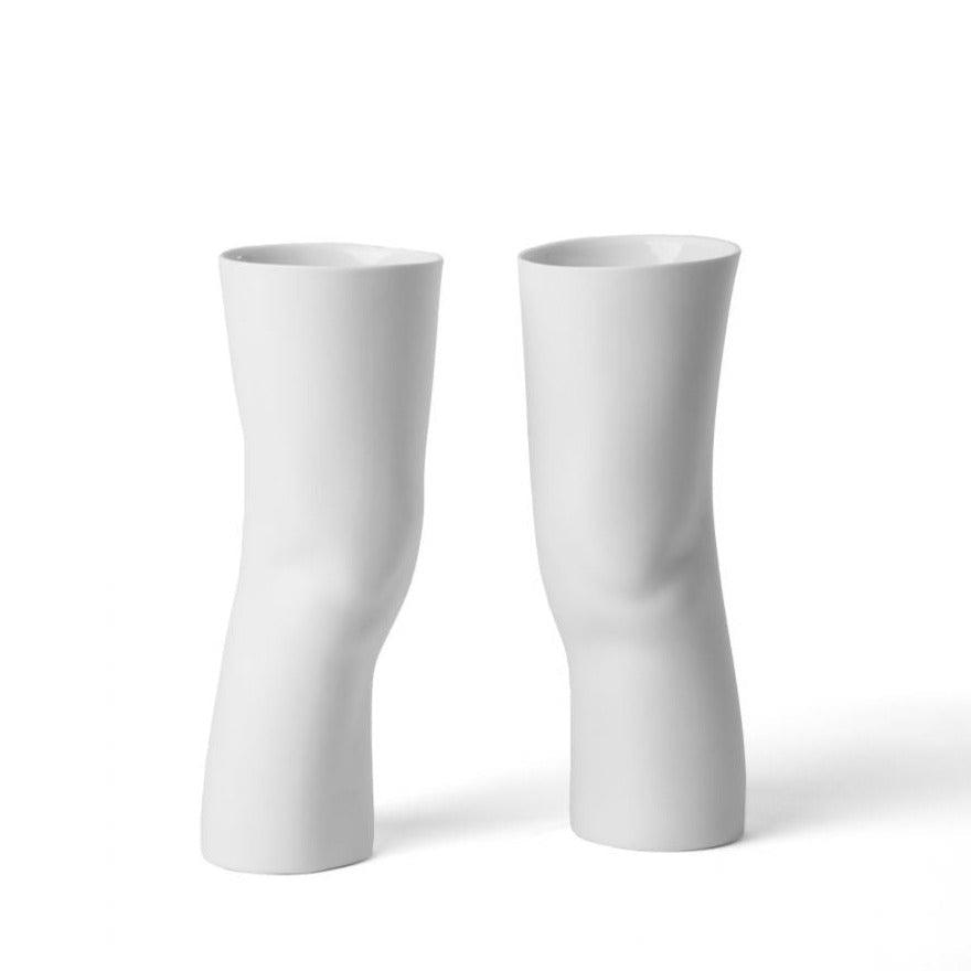 Set of porcelain vases ELLE white - Eye on Design