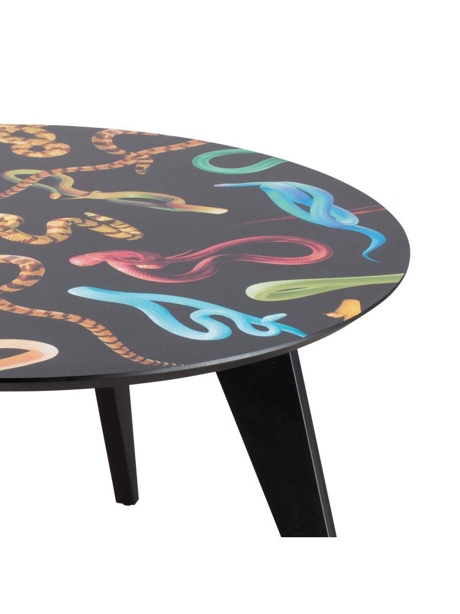 SNAKES round table black - Eye on Design