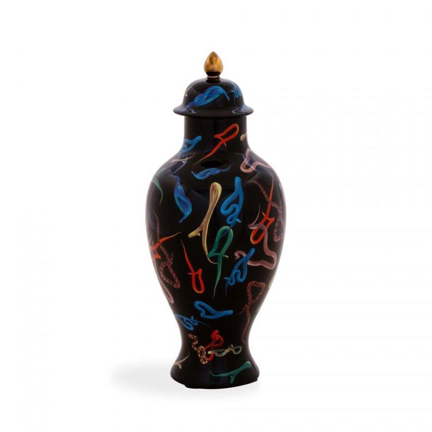 SNAKES vase black - Eye on Design