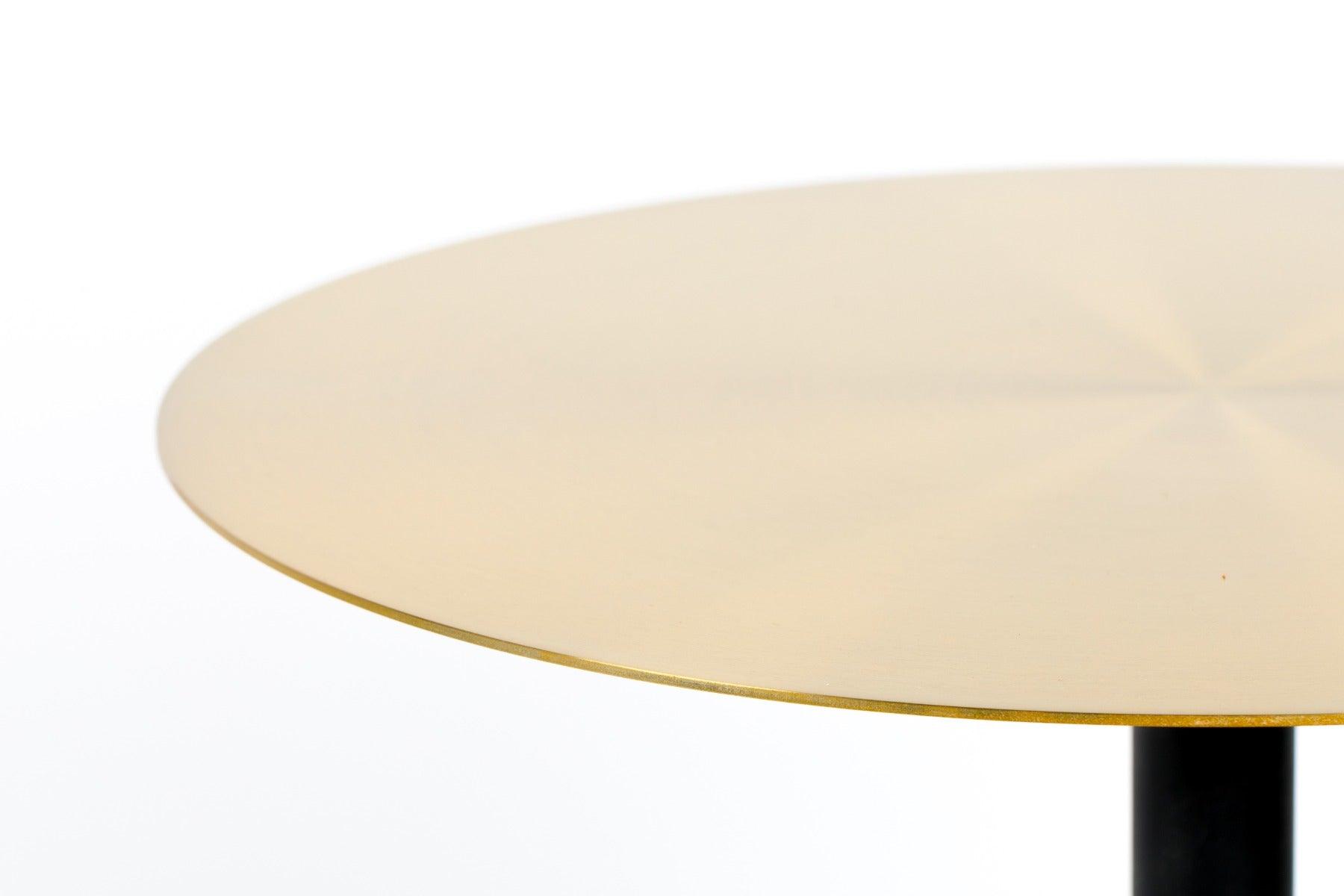 SNOW BRUSHED brass table, Zuiver, Eye on Design