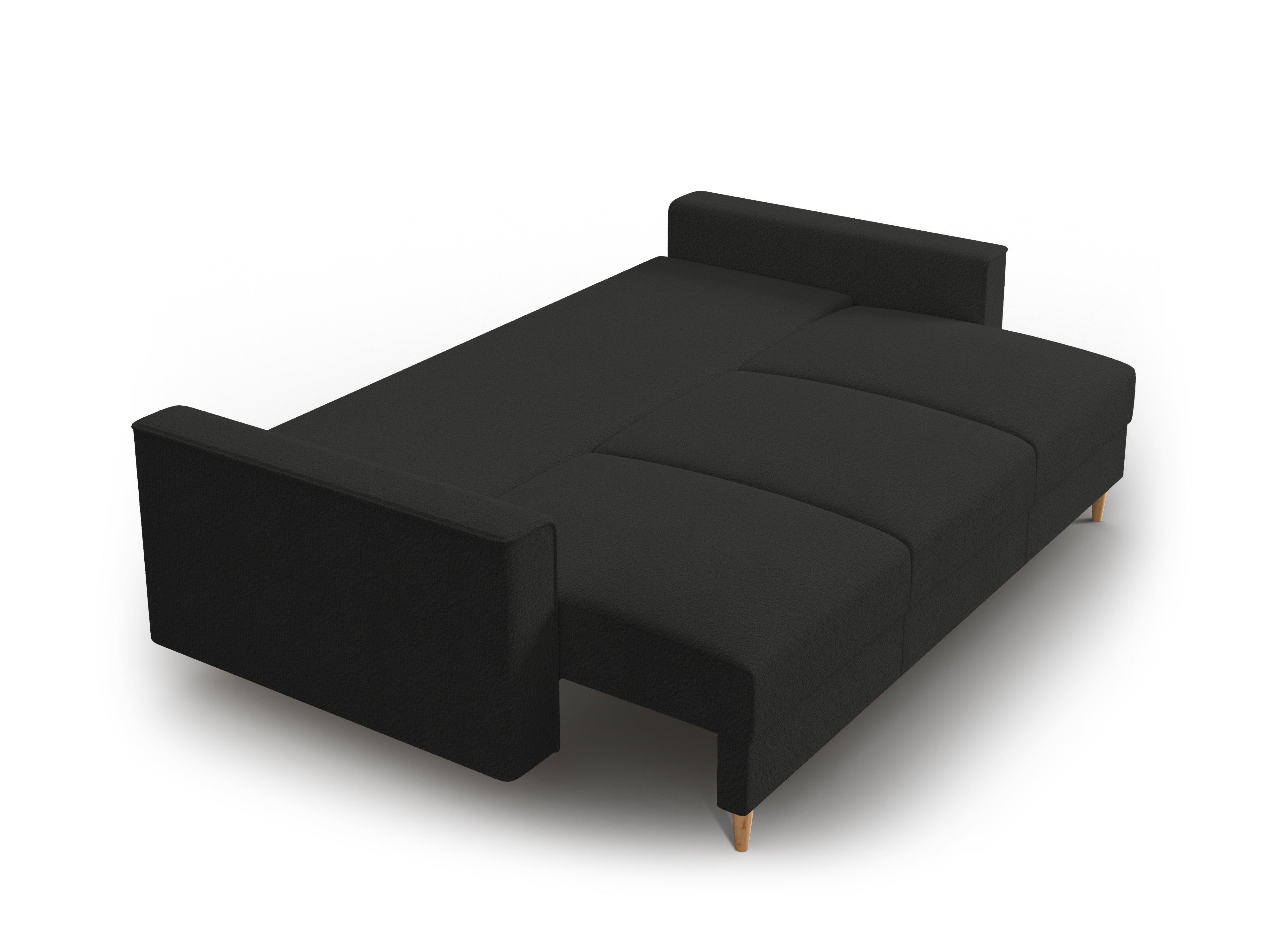 Boucle Sofa With Bed Function And Box, "Cartadera", 3 Seats, 222x100x92
Made in Europe, Mazzini Sofas, Eye on Design