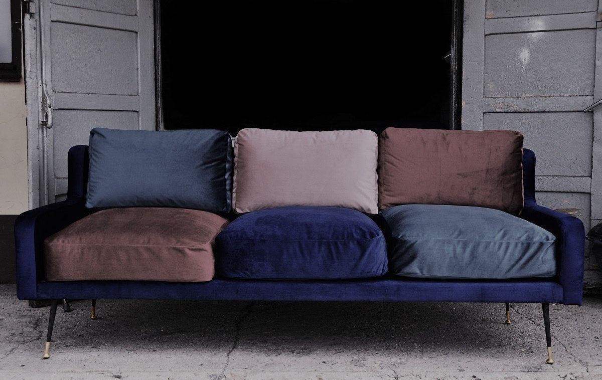 Sofa PLUM 4 blue, Happy Barok, Eye on Design