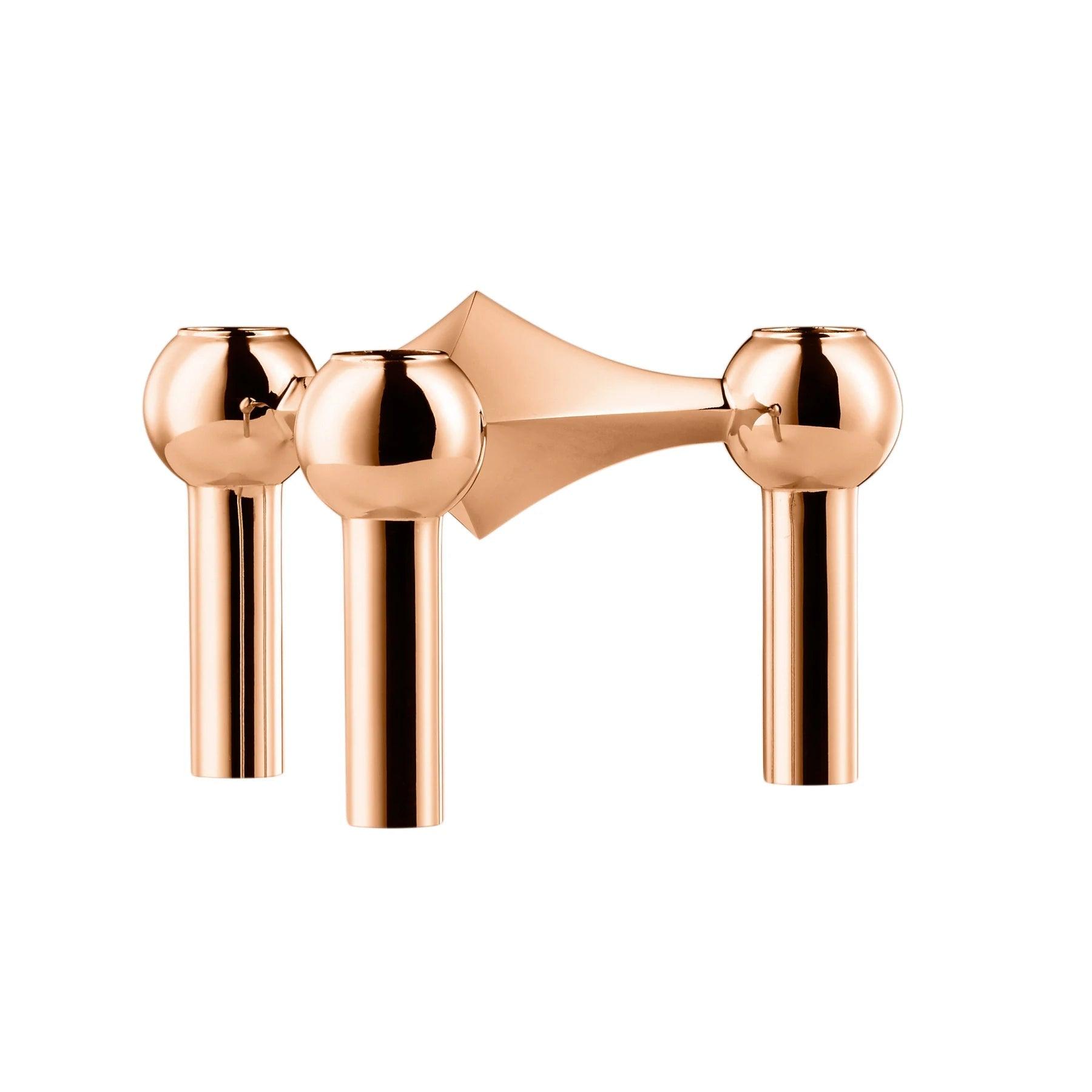 STOFF NAGEL candle holder rose gold - Eye on Design