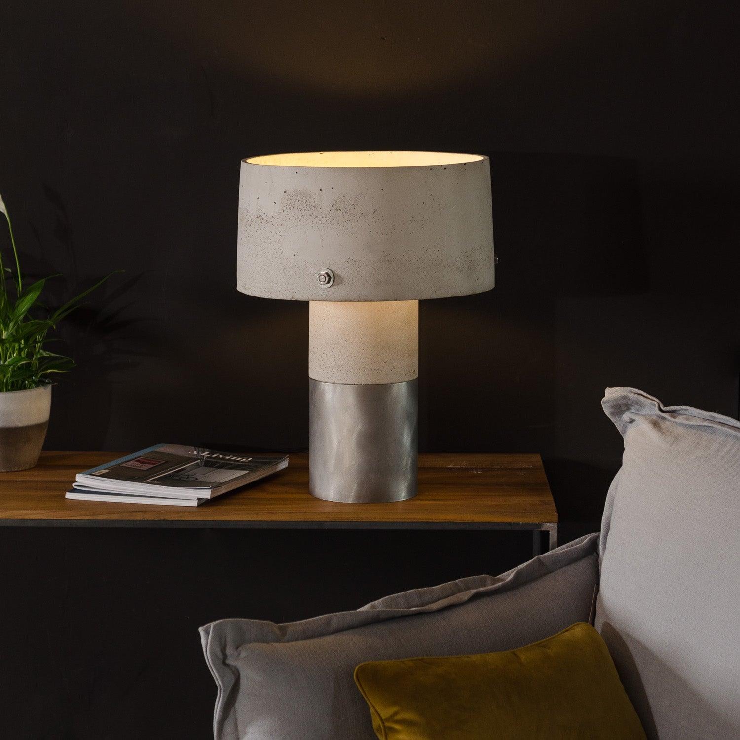 TALMA TABLE concrete table lamp - Eye on Design