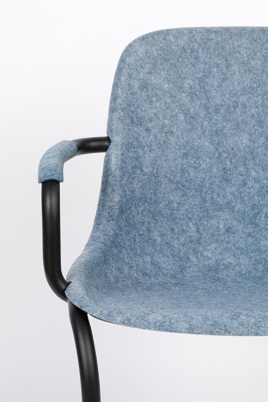 THIRSTY chair with armrests blue - Eye on Design