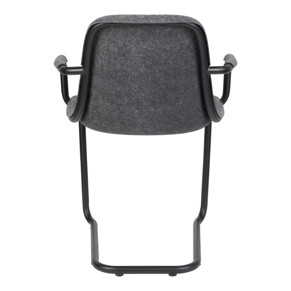 THIRSTY chair with armrests graphite - Eye on Design