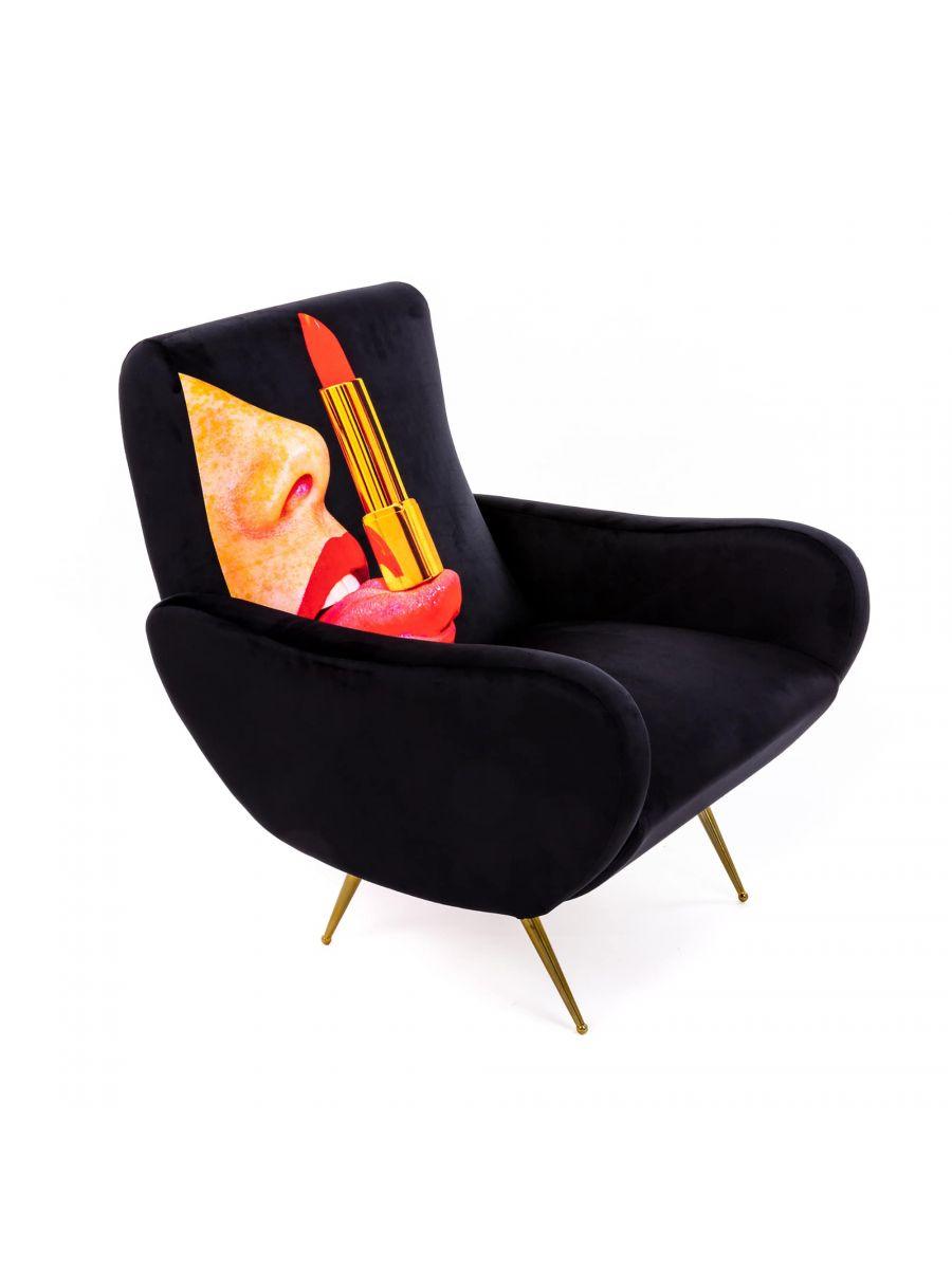 TONGUE armchair black - Eye on Design