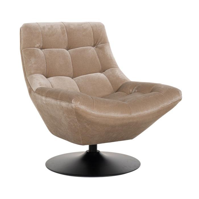 TRENTO swivel armchair sand - Eye on Design