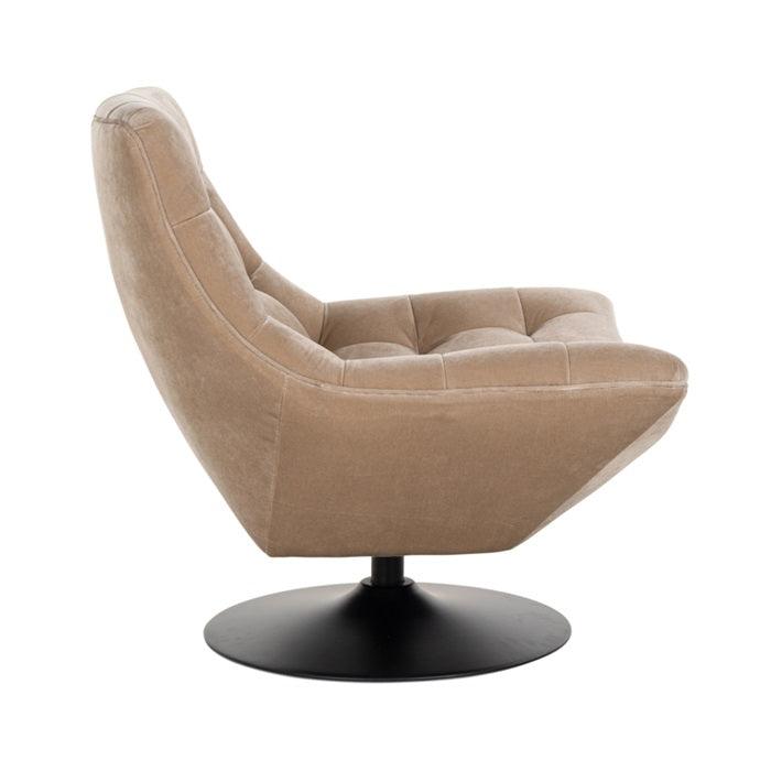 TRENTO swivel armchair sand - Eye on Design