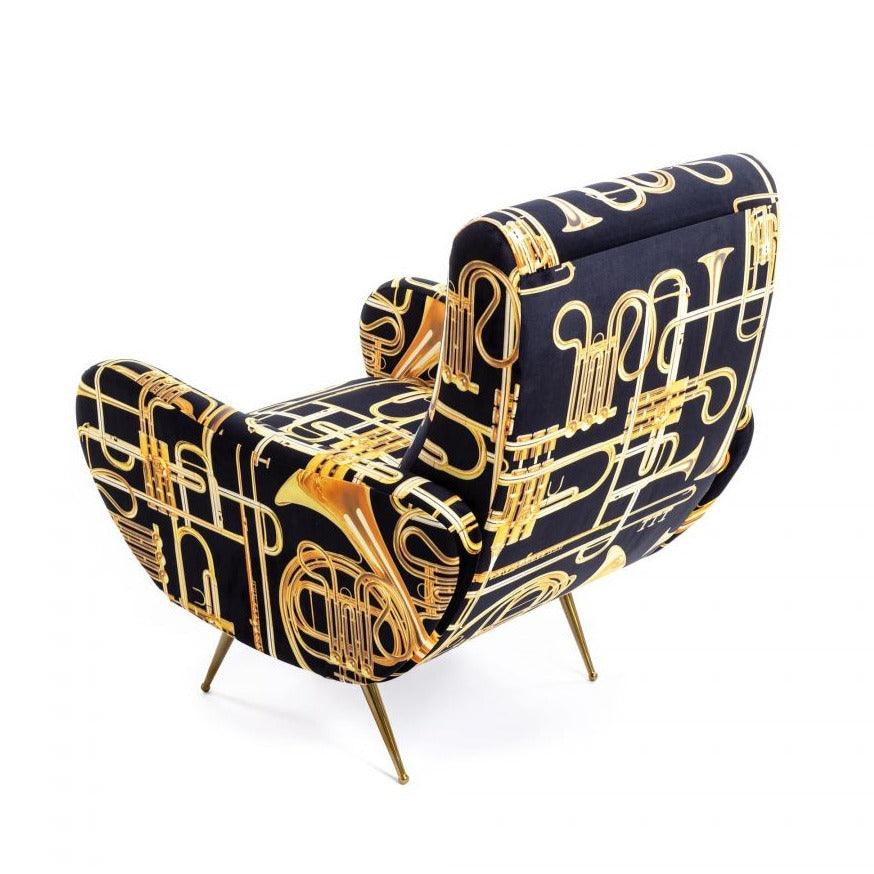 TRUMPETS armchair black - Eye on Design