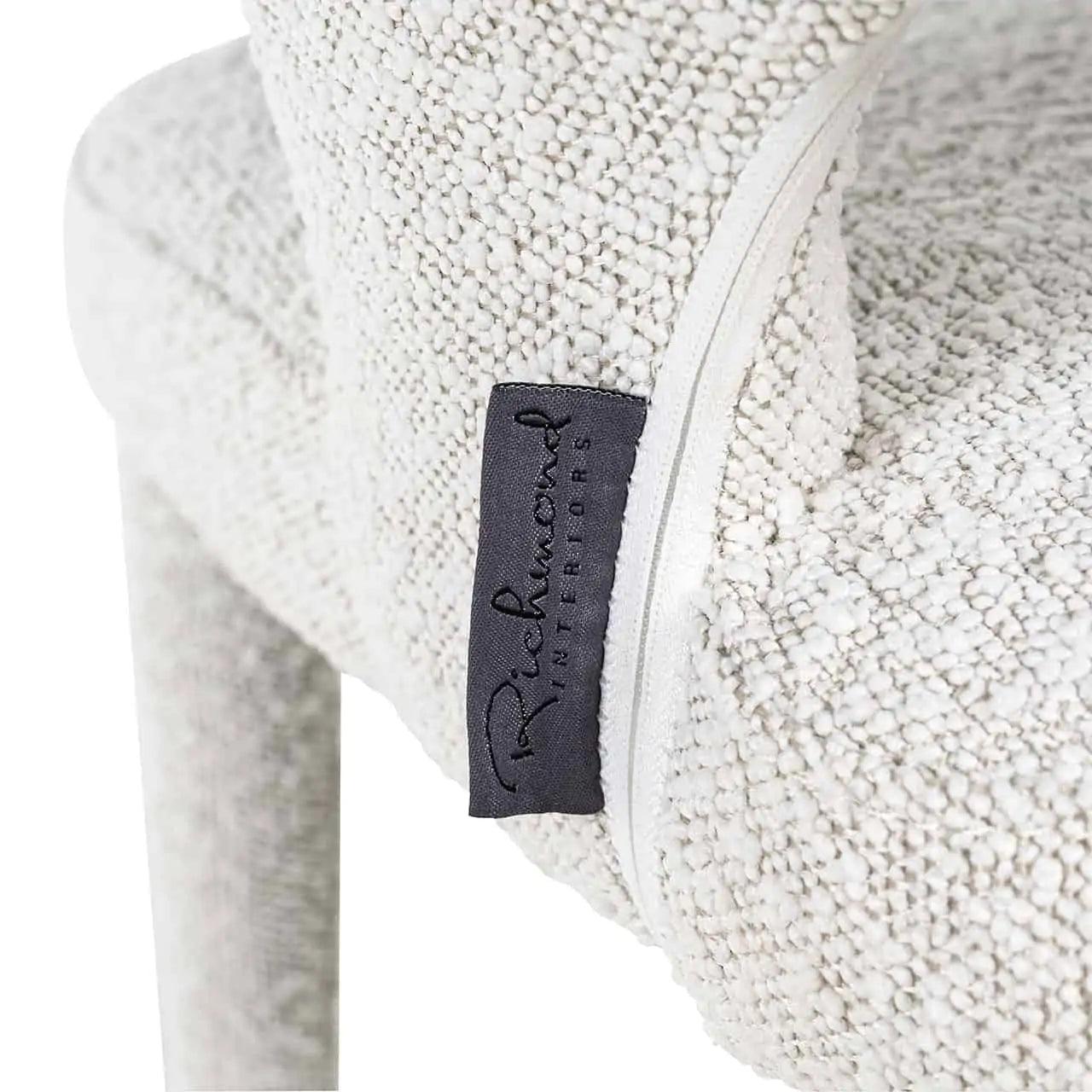 TURIN bouclé bench white - Eye on Design