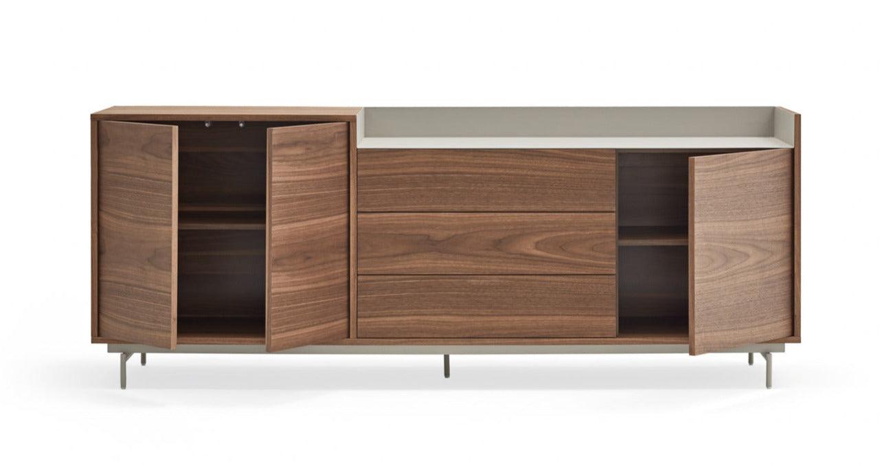 VALLEY chest of drawers walnut wood with light finish - Eye on Design