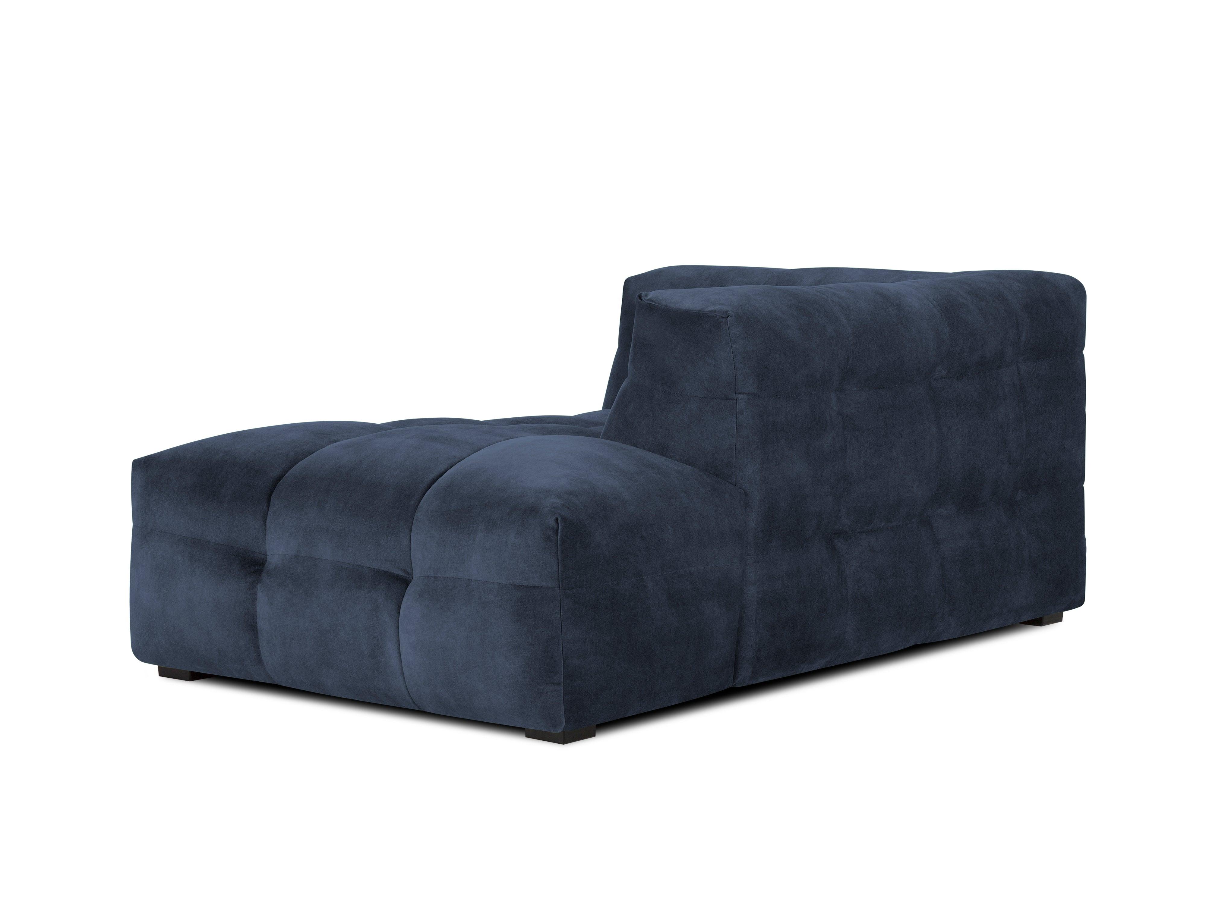 Velvet chaise longue VESTA royal blue - Eye on Design