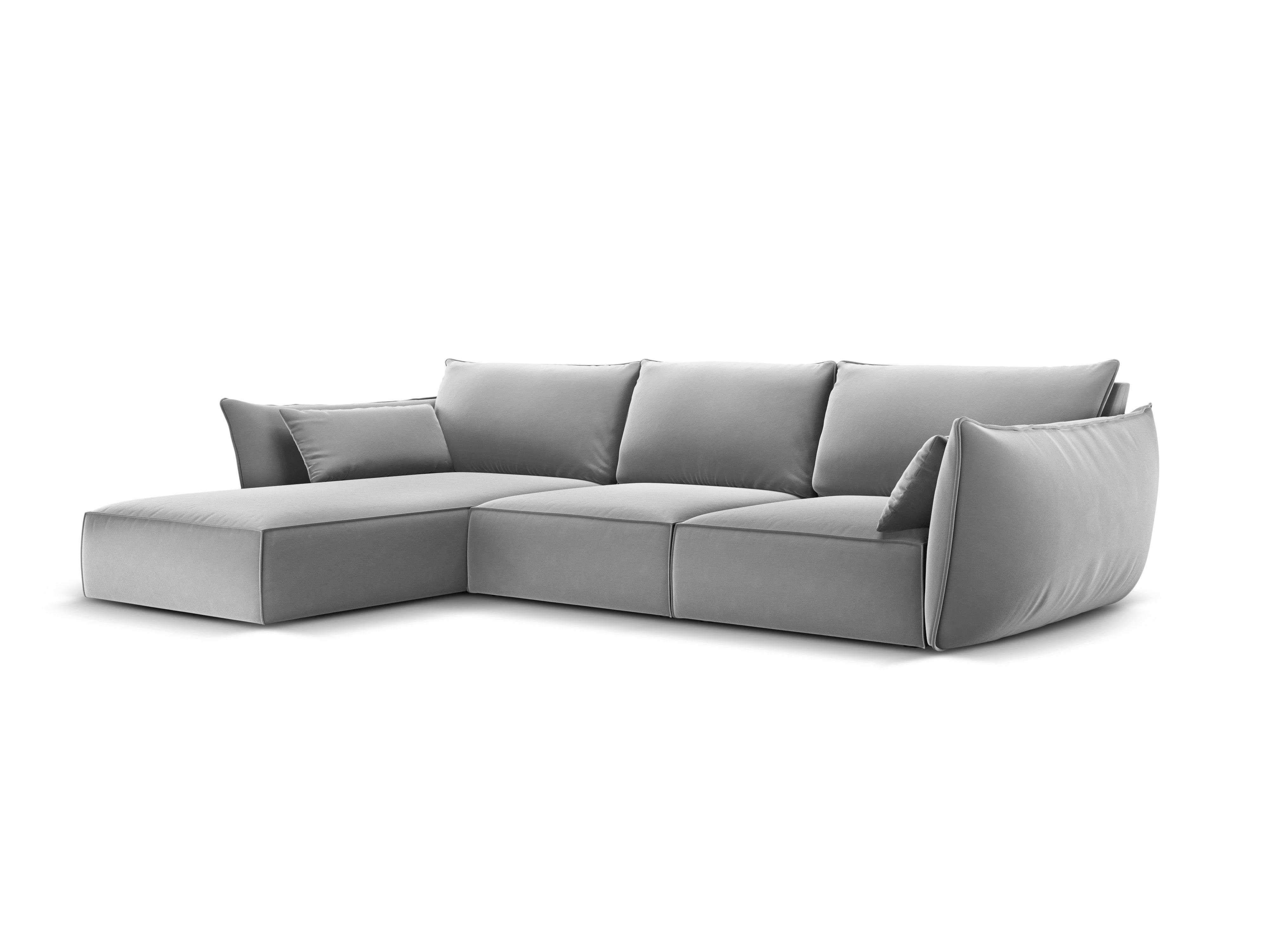 Velvet Left Corner Sofa, "Vanda", 4 Seats, 300x166x85
Made in Europe, Mazzini Sofas, Eye on Design