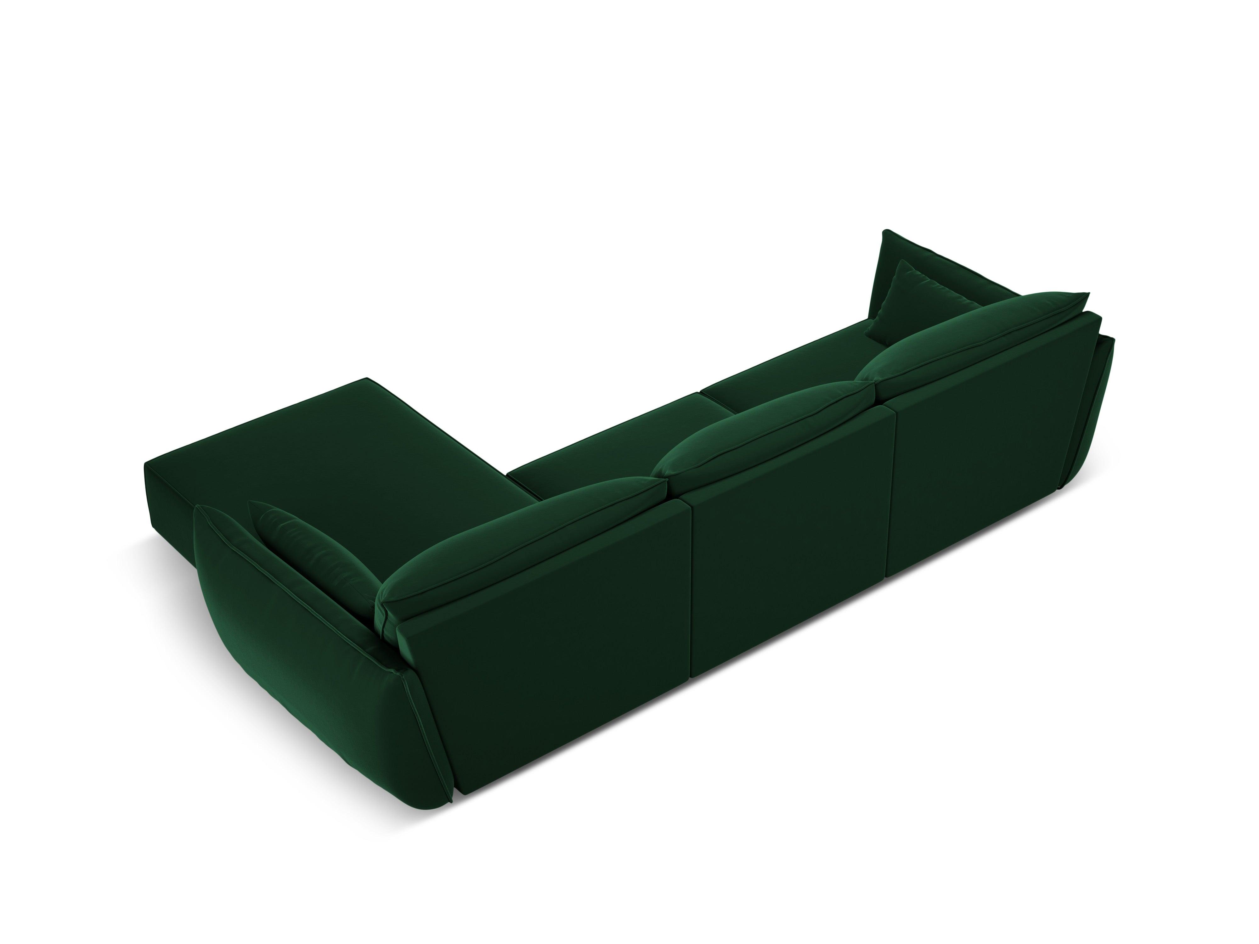 Velvet Right Corner Sofa, "Vanda", 4 Seats, 300x166x85
Made in Europe, Mazzini Sofas, Eye on Design