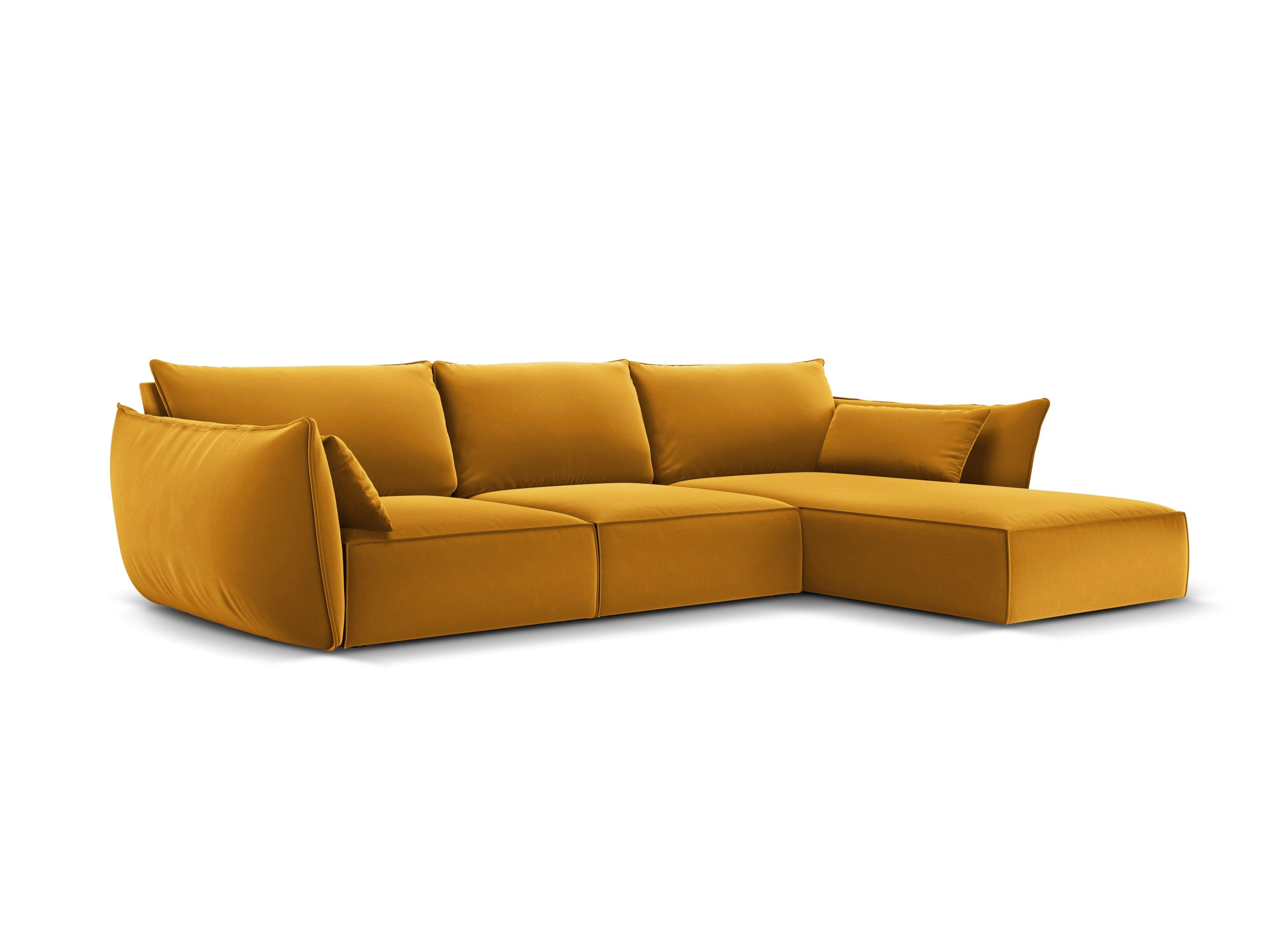 Velvet Right Corner Sofa, "Vanda", 4 Seats, 300x166x85
Made in Europe, Mazzini Sofas, Eye on Design