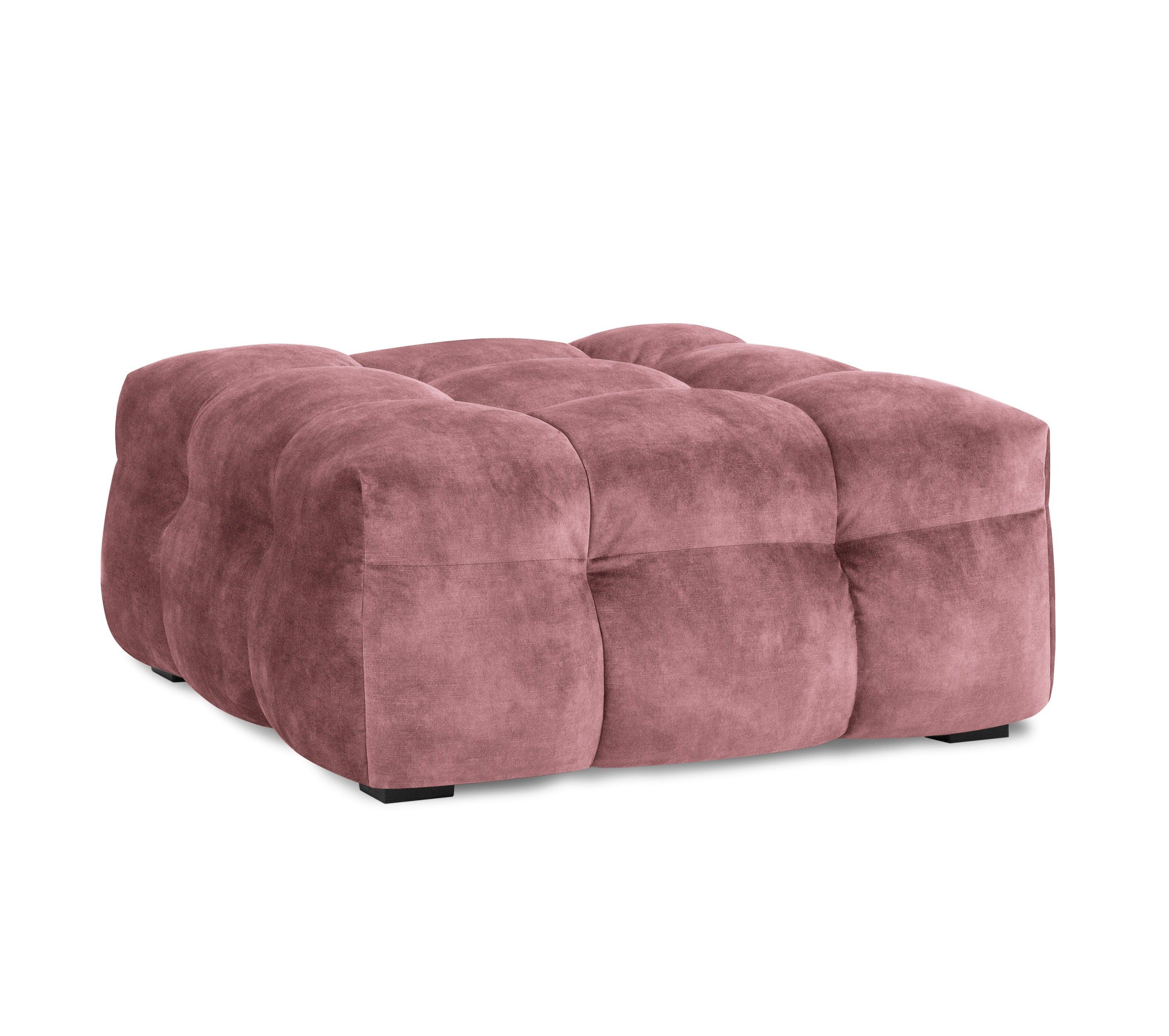 Velvet pouffe VESTA pink - Eye on Design