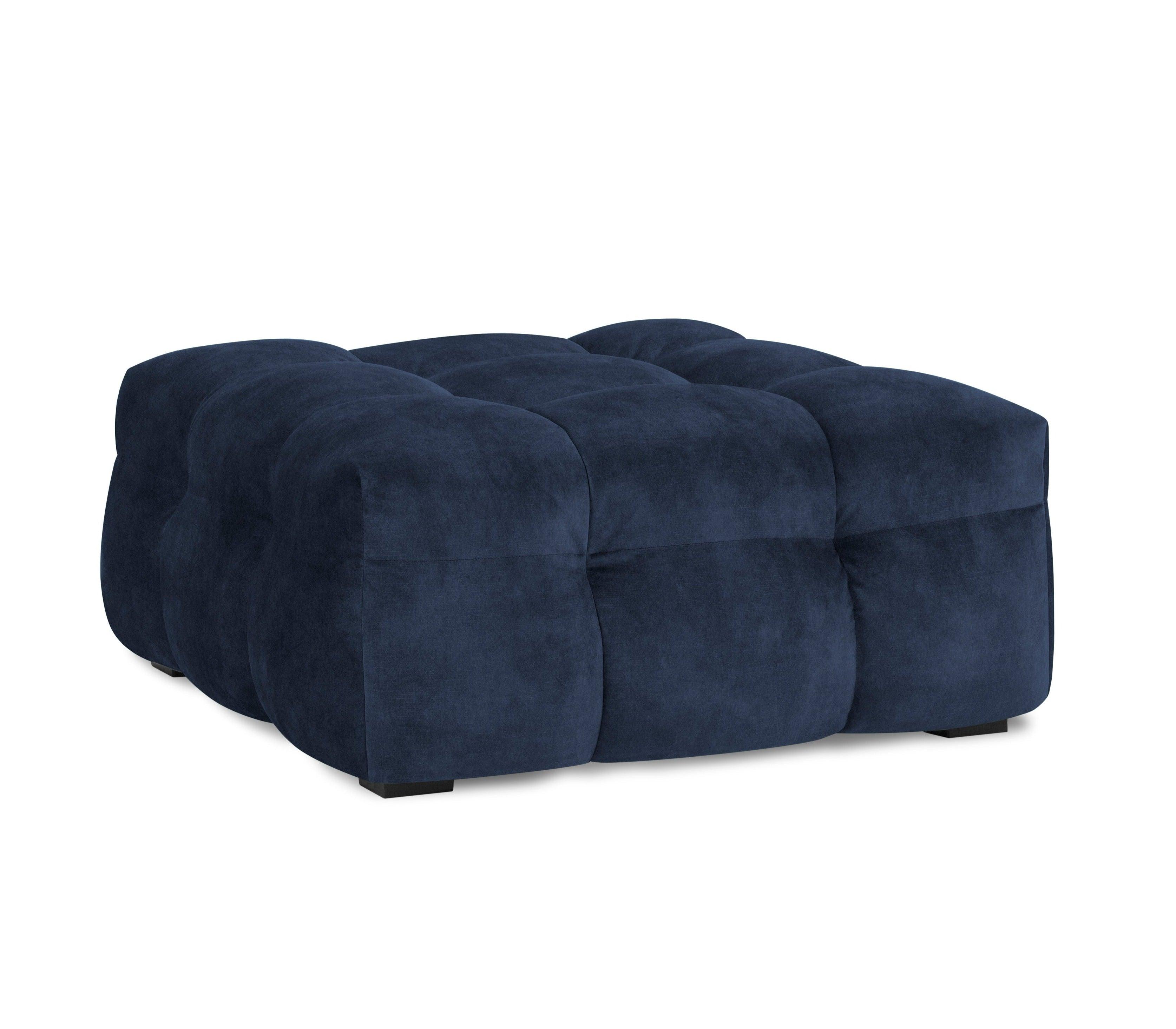 Velvet pouffe VESTA royal blue - Eye on Design