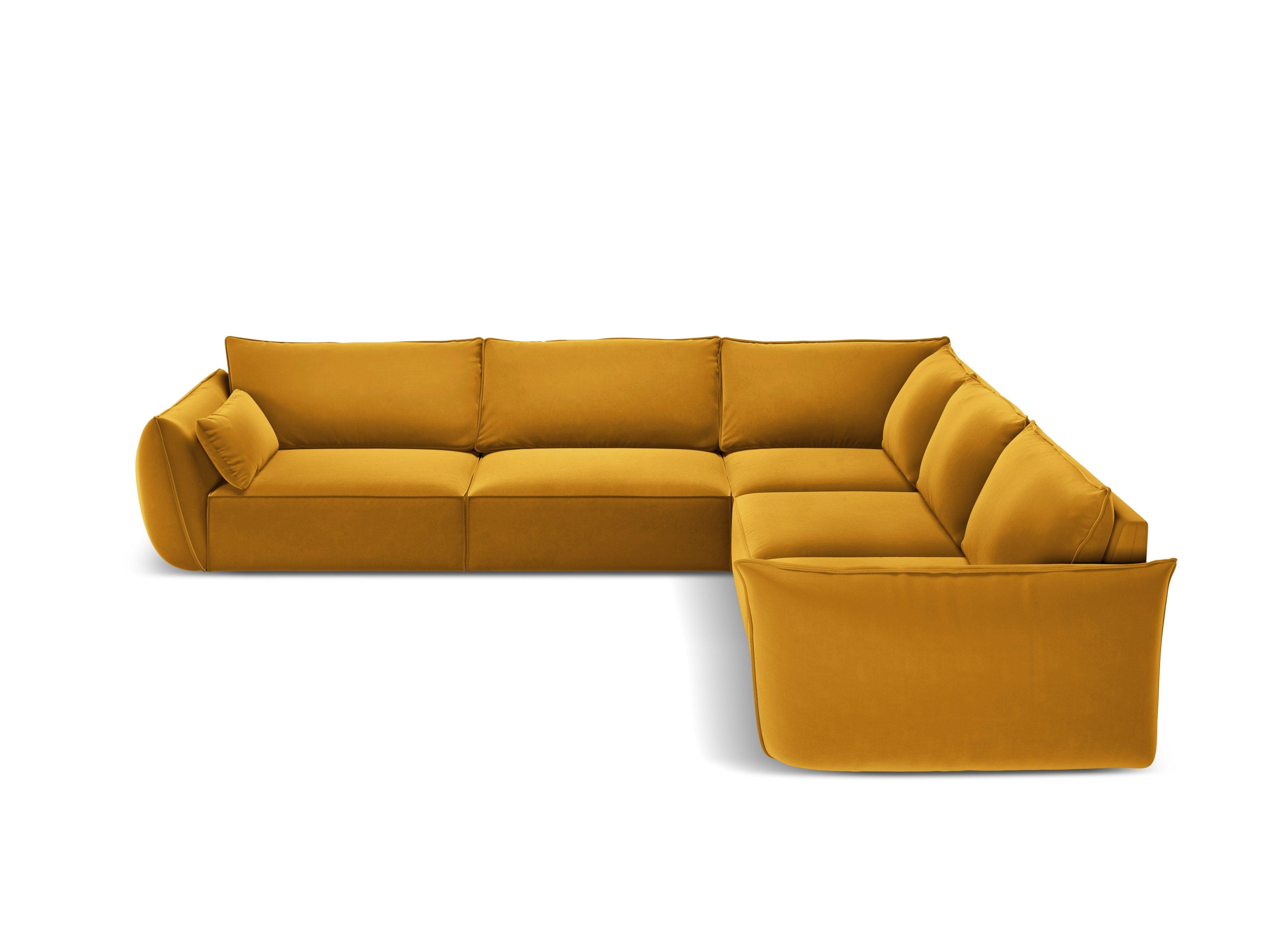 Velvet Symmetrical Corner Sofa, "Vanda", 7 Seats, 286x286x85
Made in Europe, Mazzini Sofas, Eye on Design