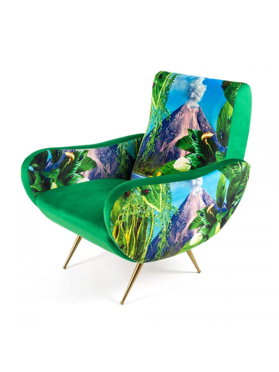 VOLCANO armchair green - Eye on Design