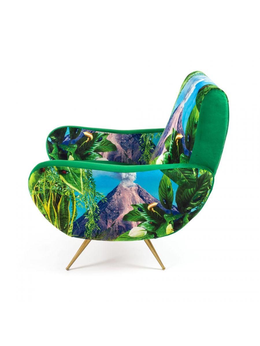 VOLCANO armchair green - Eye on Design